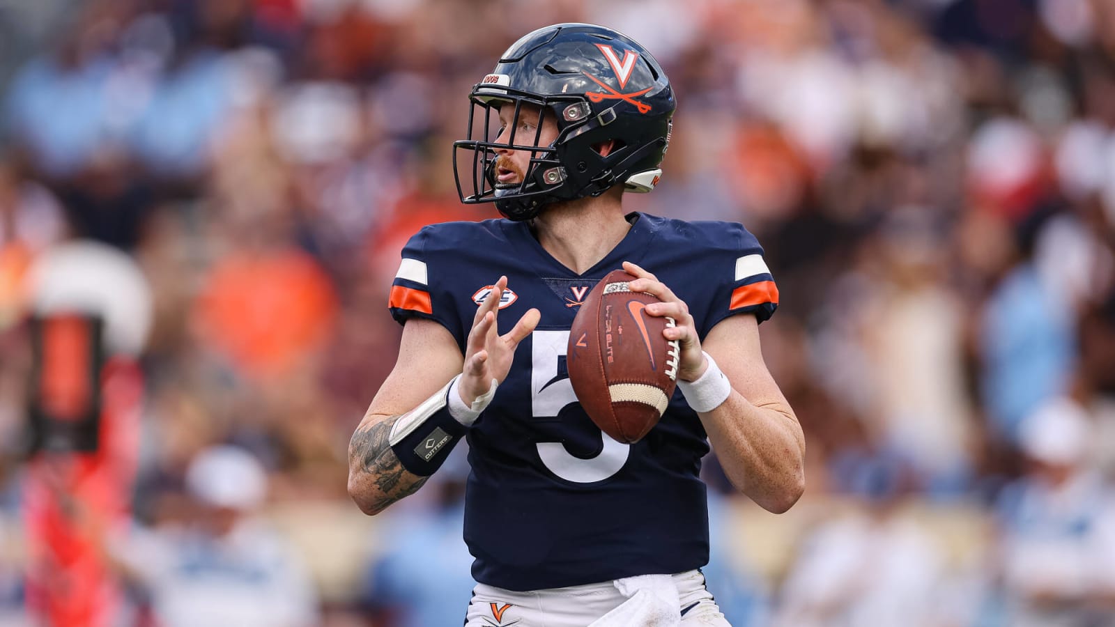 Virginia QB Brennan Armstrong has worst possible start to game