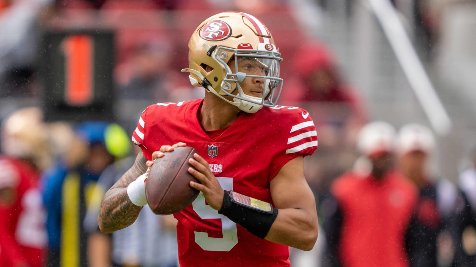 49ers' John Lynch addresses Trey Lance trade speculation