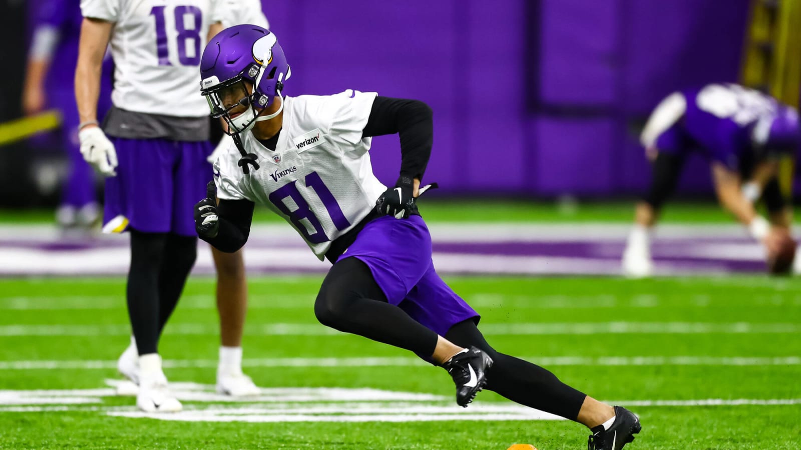 Vikings WR Olabisi Johnson suffers torn ACL