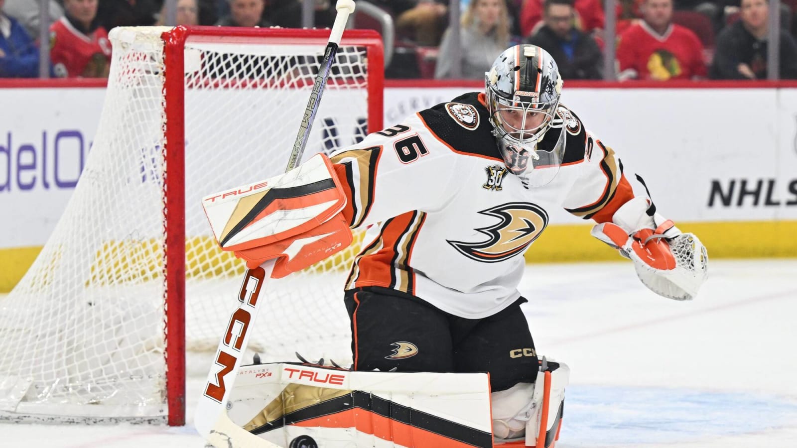 Anaheim Ducks’ John Gibson ejected from game vs. Blackhawks