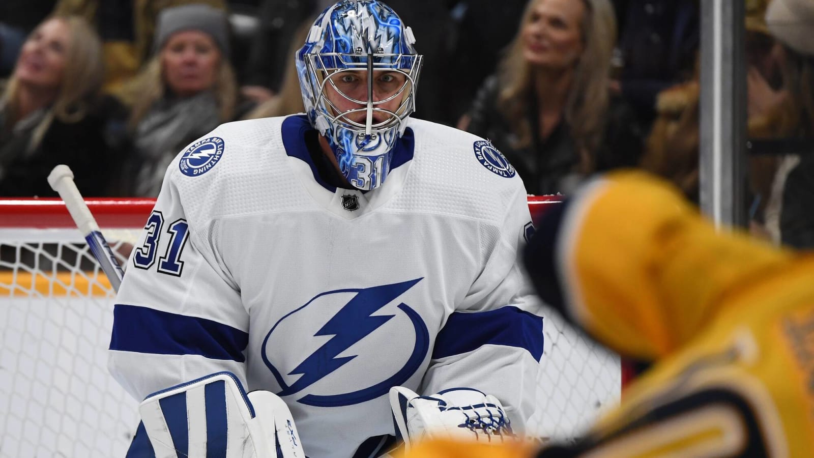 Lightning goaltender Jonas Johansson day-to-day with lower-body injury