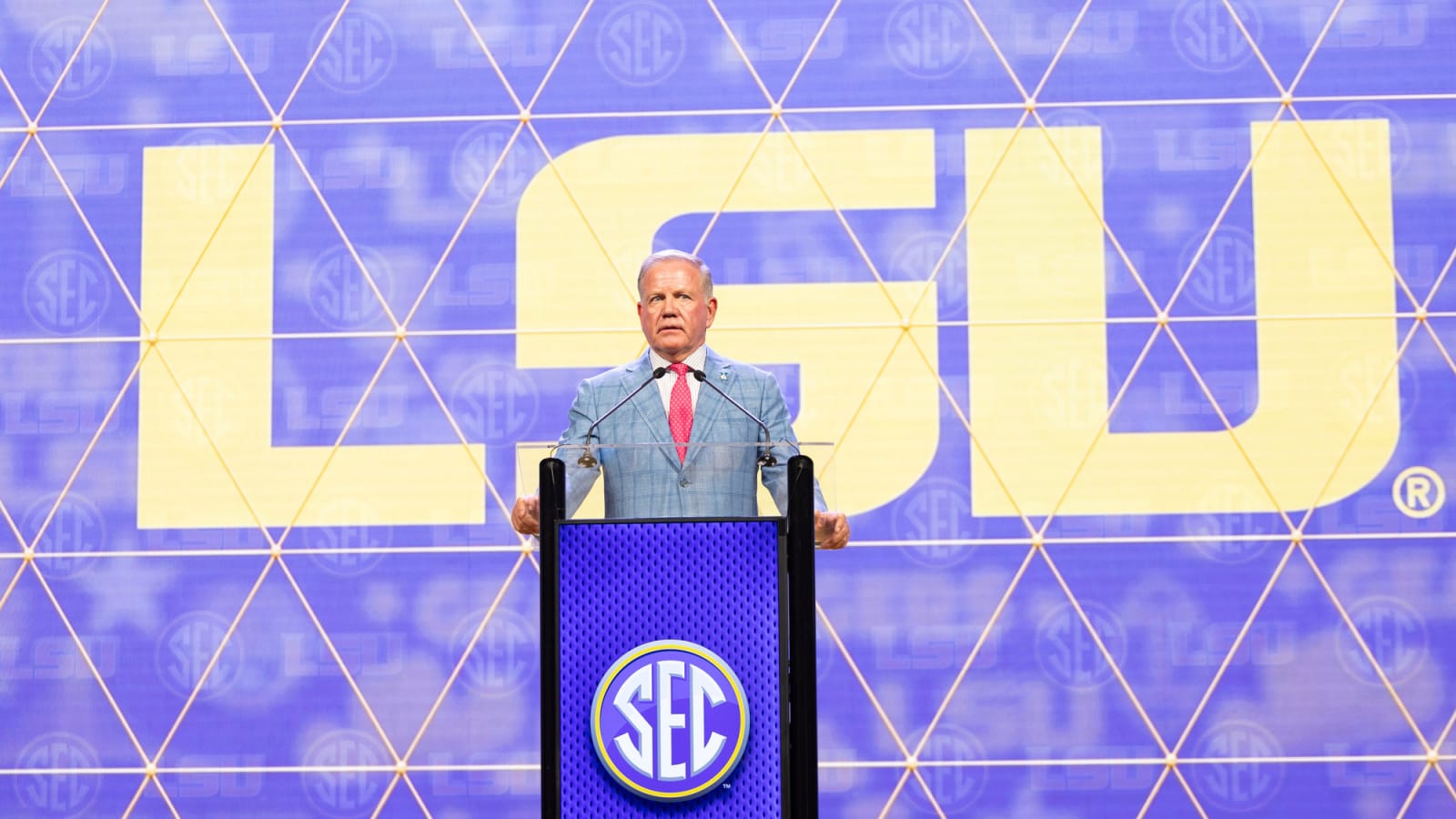 Brian Kelly speaks at Omni Dallas Hotel