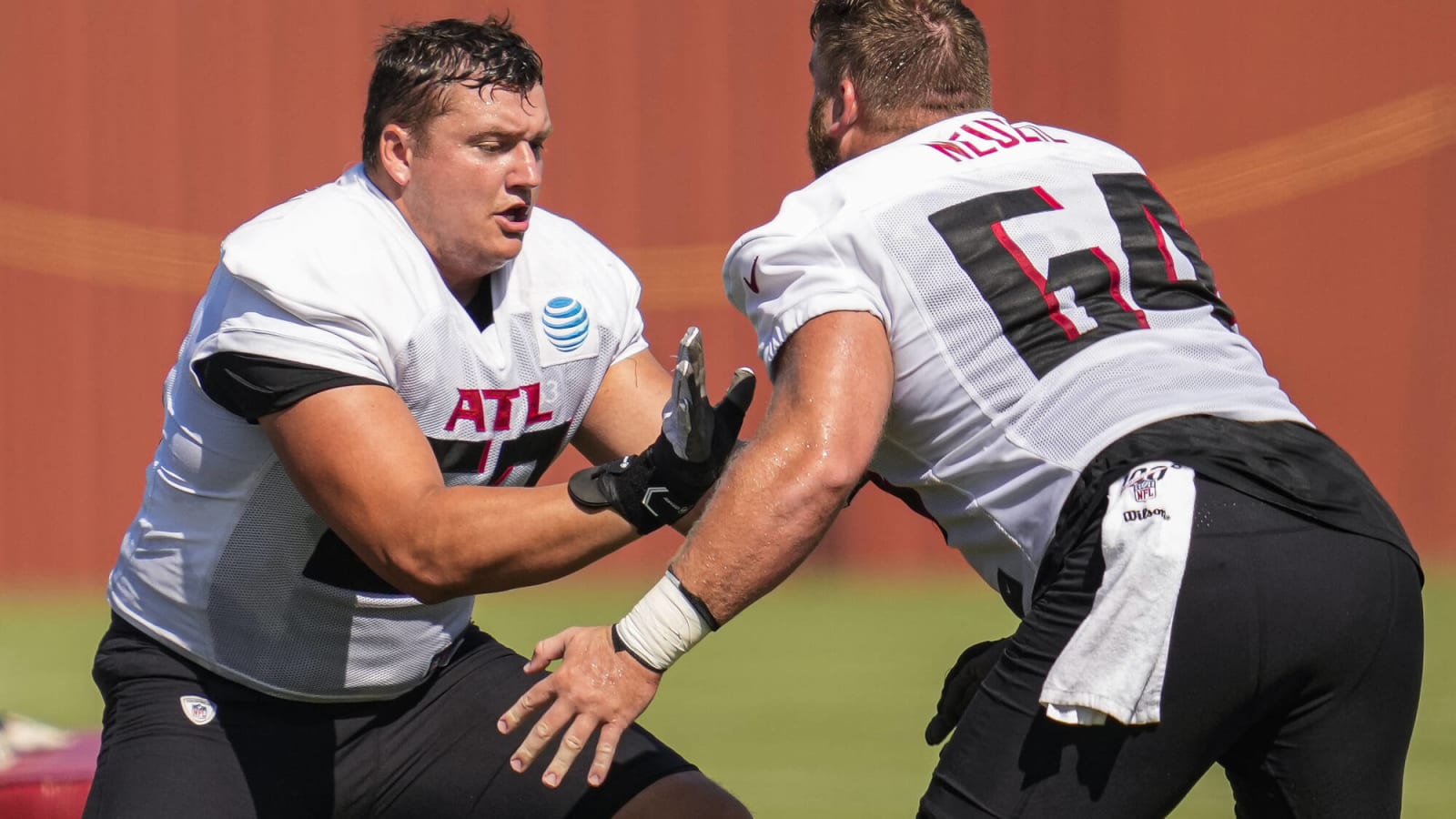 Falcons Promote OL Ryan Neuzil & Jonotthan Harrison For Thursday Night Football