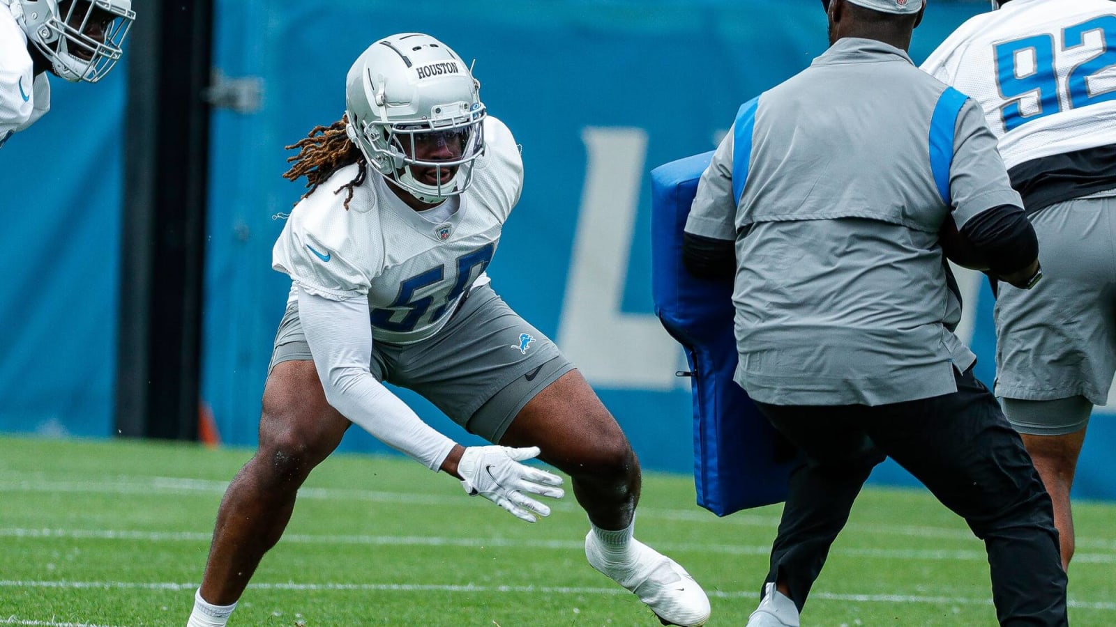 Lions Elevate C Ross Pierschbacher & LB James Houston From PS