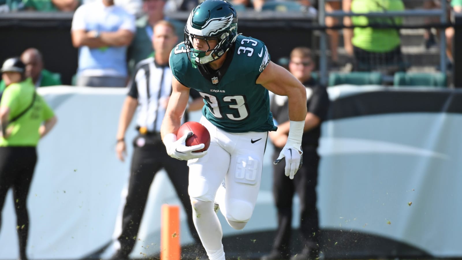 Eagles rookie Cooper DeJean reacts to his monster hit on Derrick Henry in win over Ravens