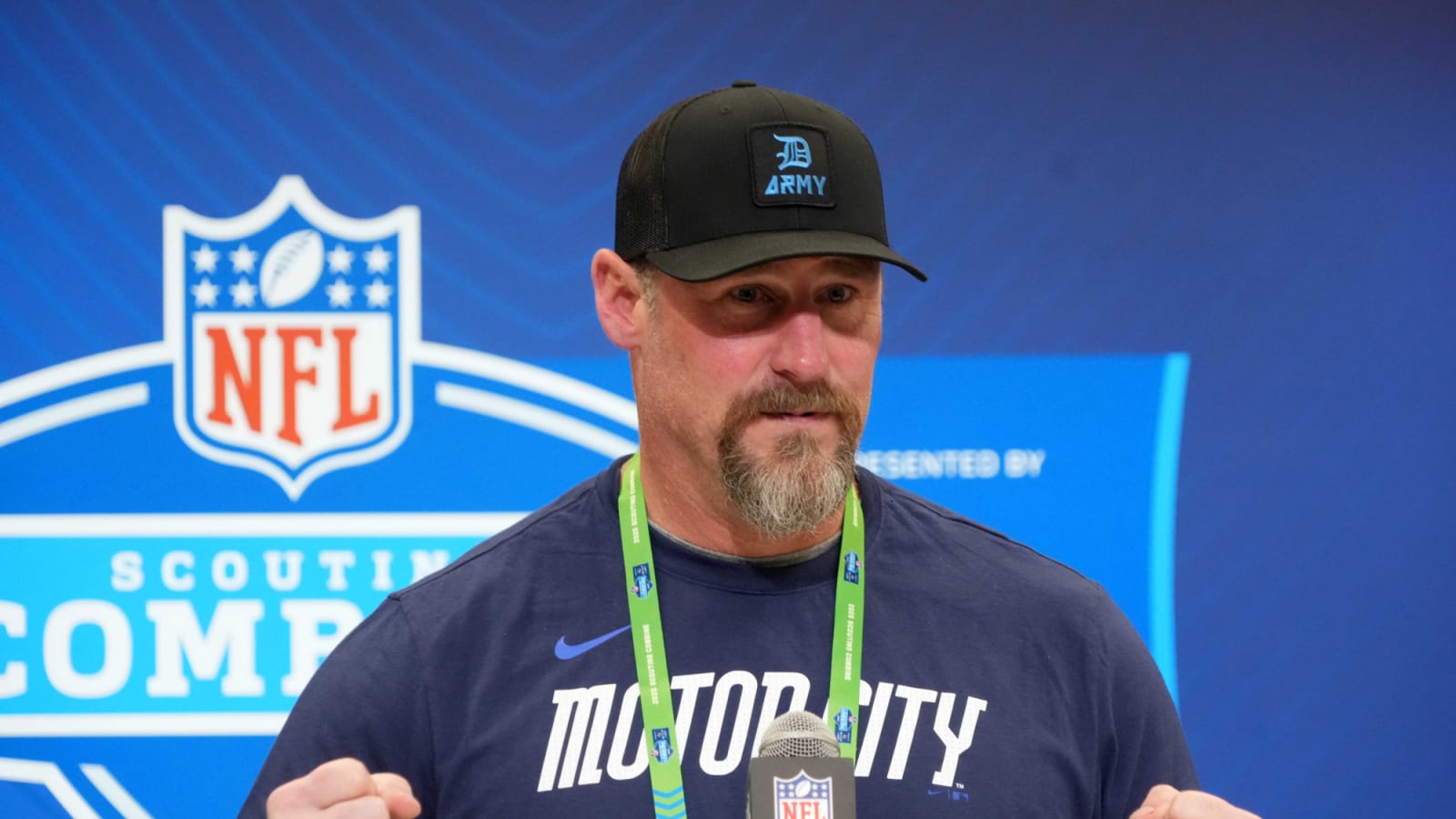&#39;No block, no rock&#39; Illinois receiver Pat Bryant may have been made in a lab by Lions head coach Dan Campbell