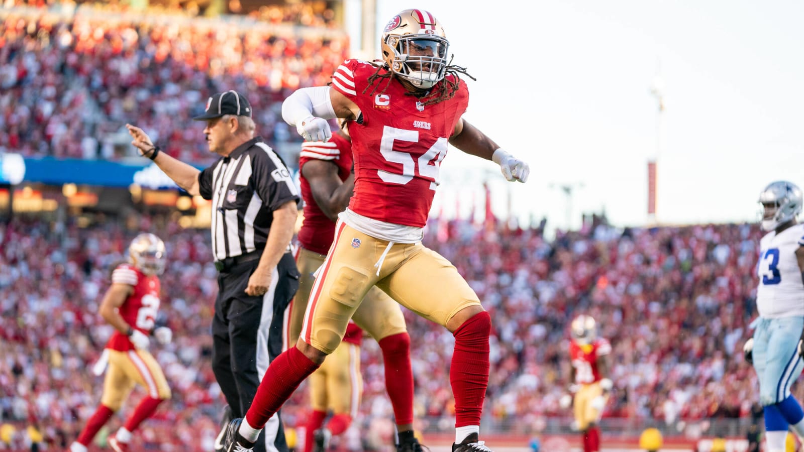 49ers' Fred Warner explains why he used Nick Bosa's shrug