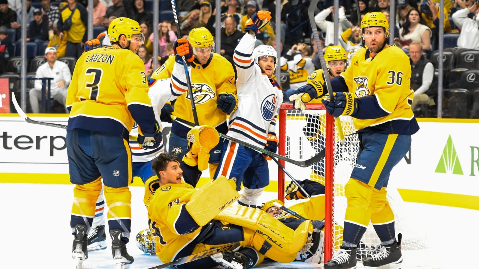 Viktor Arvidsson questionable for game against Predators, Oilers weigh options