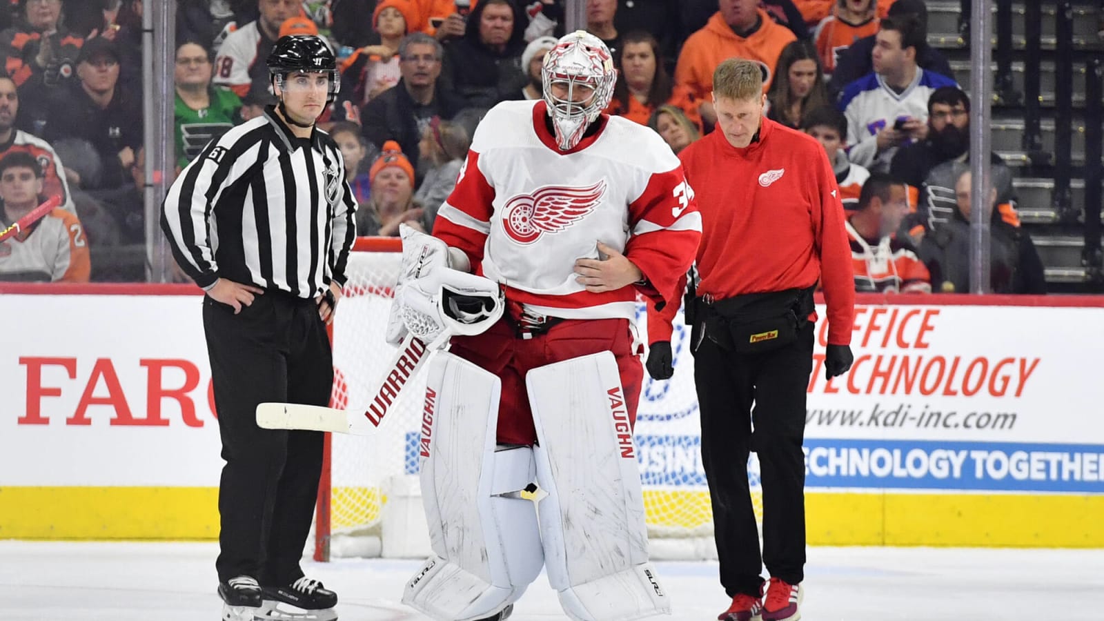 Detroit Red Wings place Alex Lyon on IR, call up Simon Edvinsson