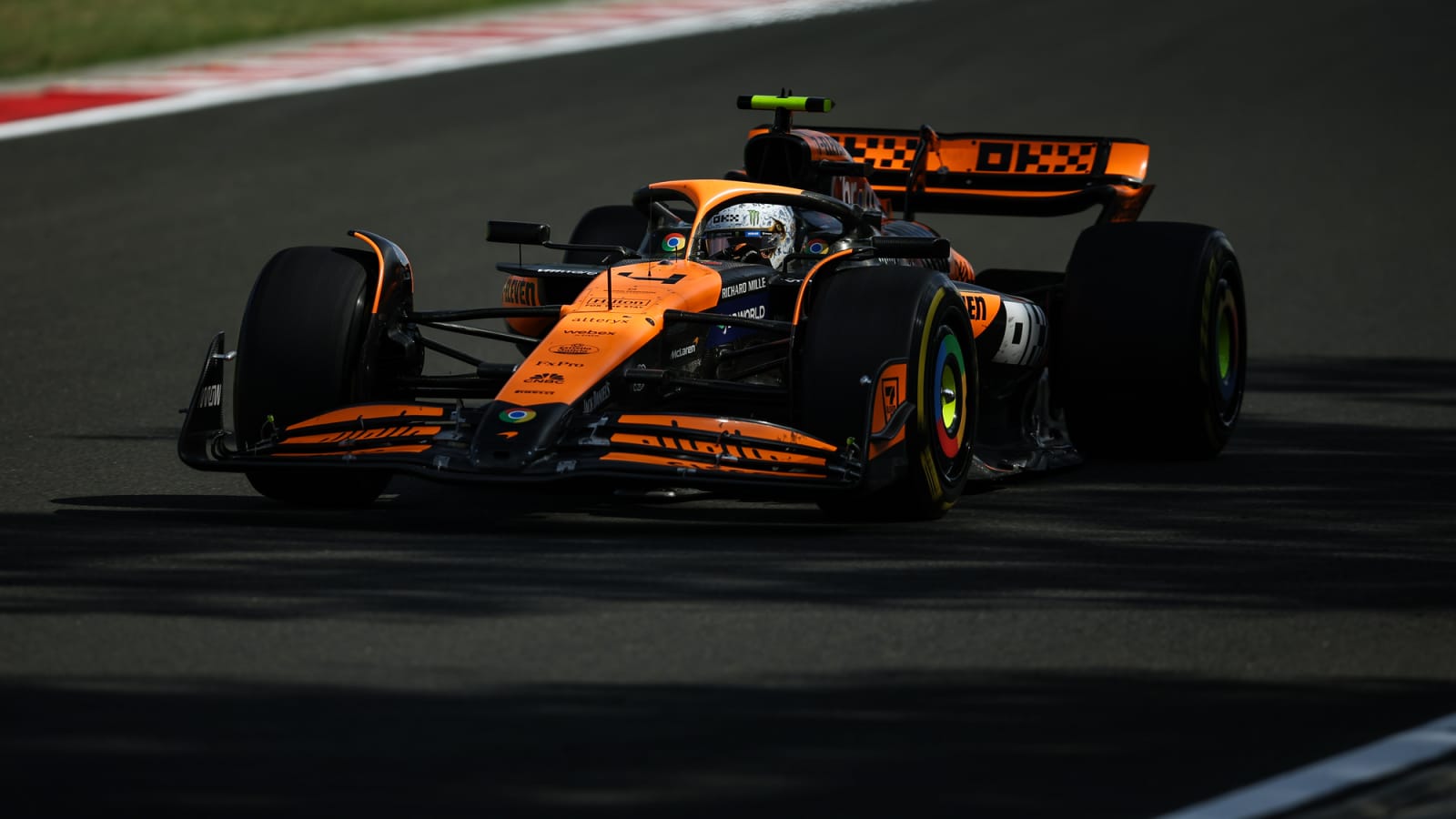 Watch: Lando Norris congratulates Oscar Piastri on Hungary win despite late driver-swap drama