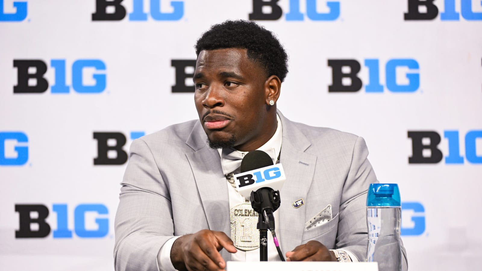 Jonah Coleman Takes Media Days Podium in Style