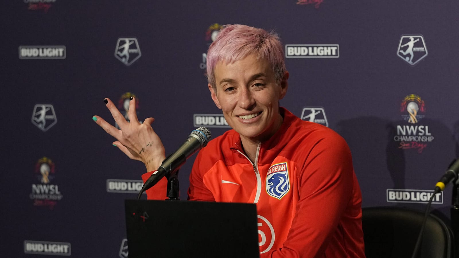 Megan Rapinoe laughs at Angel Reese and Caitlin Clark not falling for media’s ‘hate’ narrative