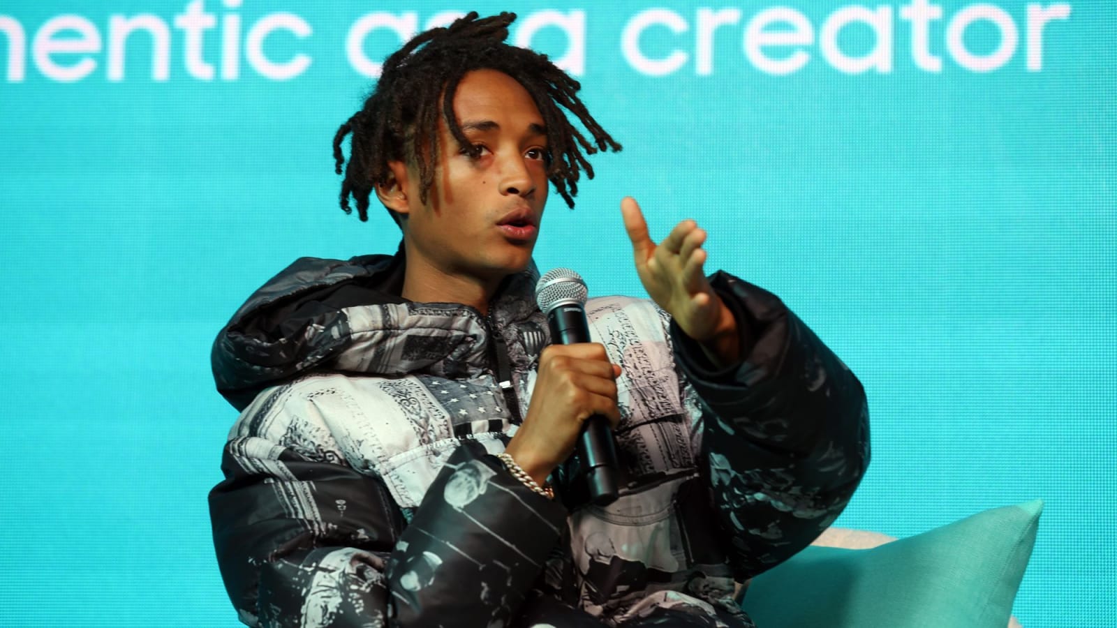 Jaden Smith Stuns Beverly Hills in Shaggy Wig and All-Black Look — Unrecognizable