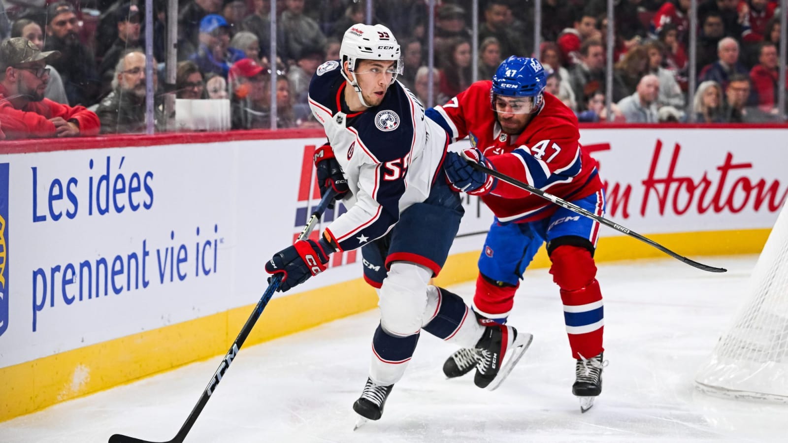 Blue Jackets assign David Jiricek to AHL; Kent Johnson expected to return Thursday