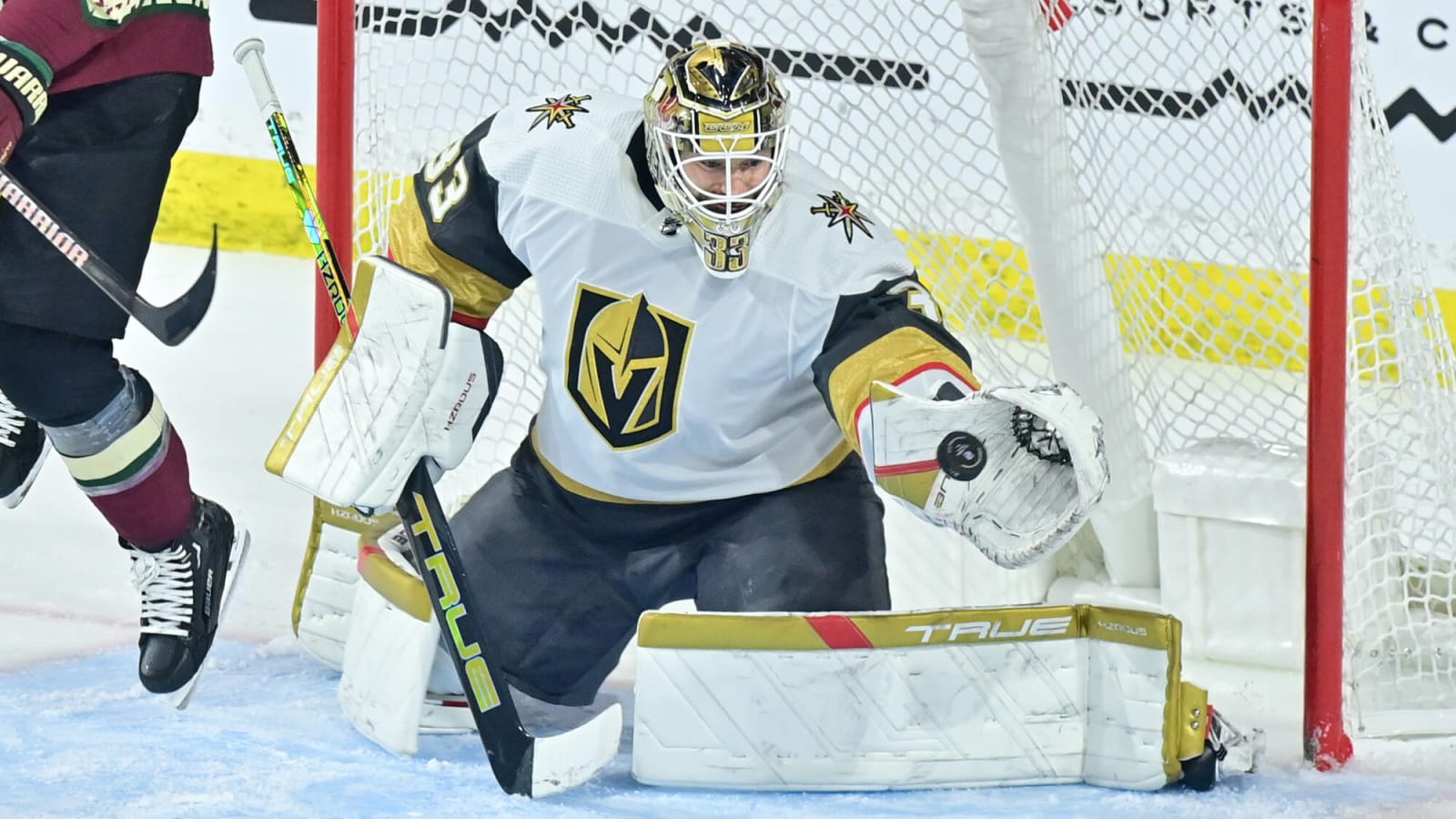 Hill Shining Between the Pipes Again for the Golden Knights