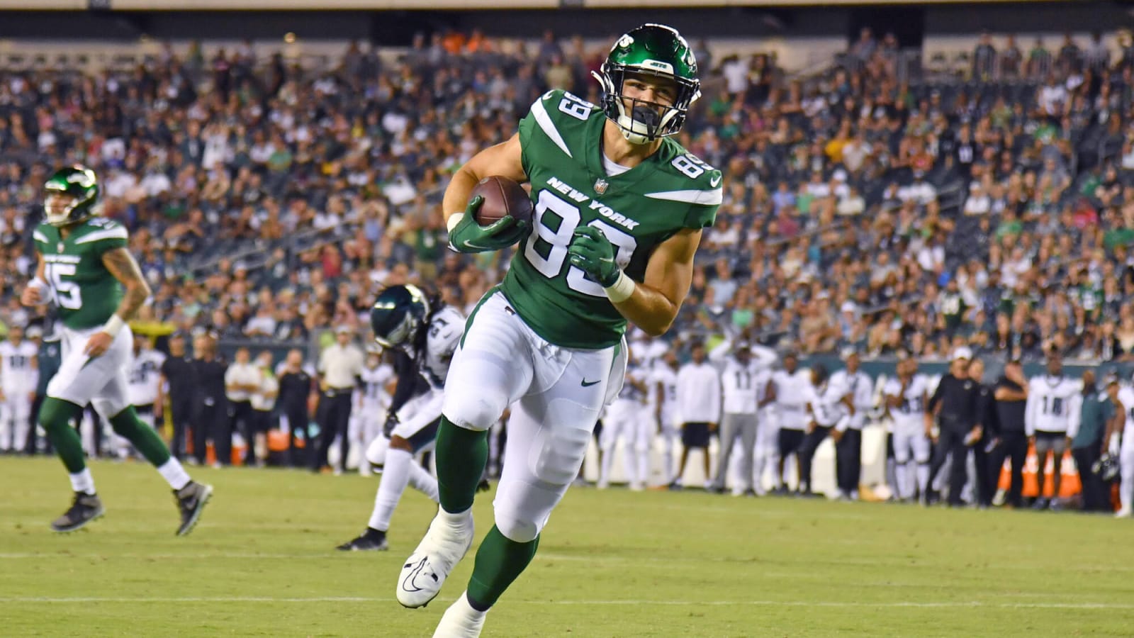 Jets&#39; Tight End Rebounding from Bumpy Rookie Ride