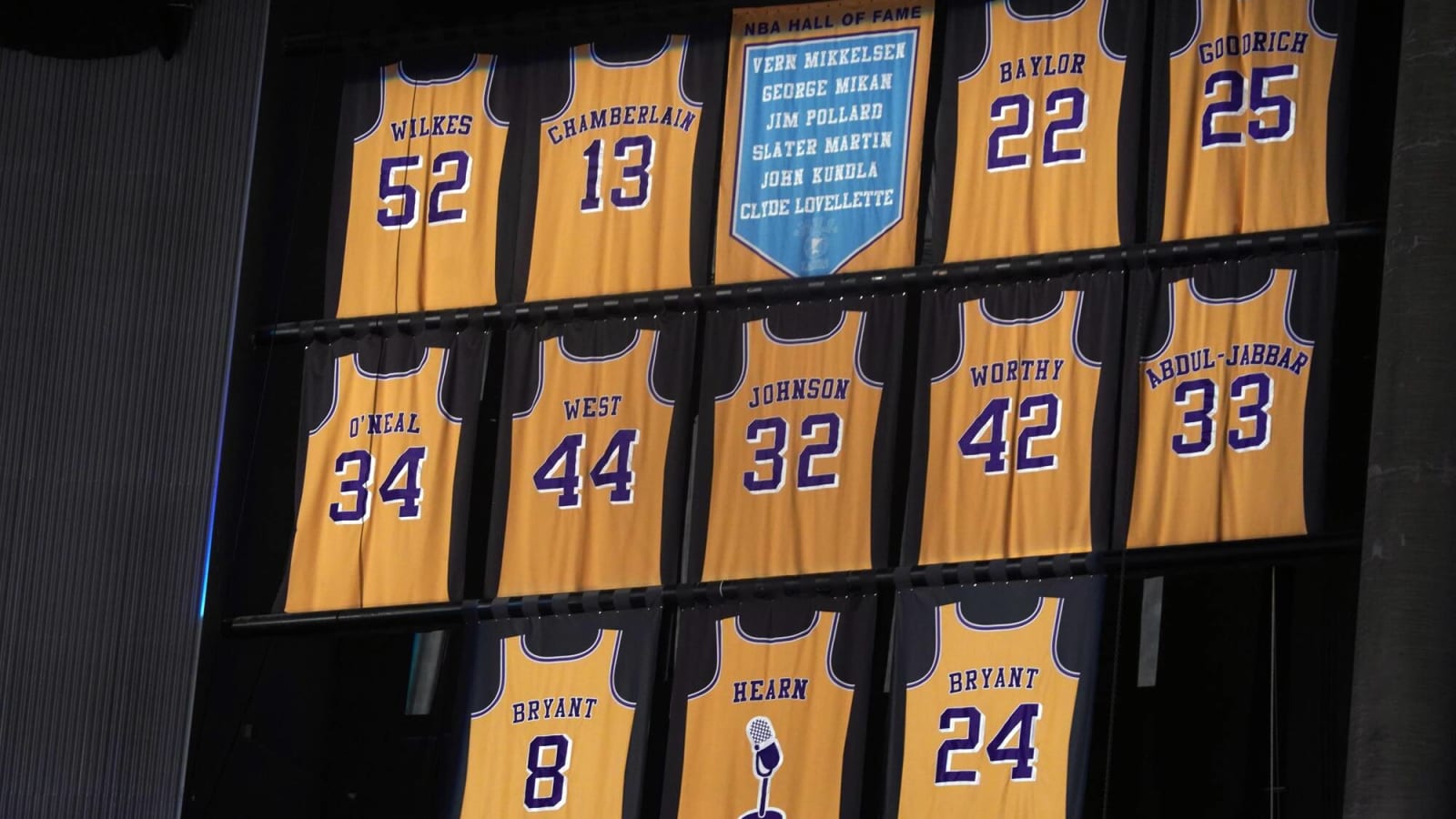 Watch: George Mikan’s No. 99 Jersey Raised Into Rafters