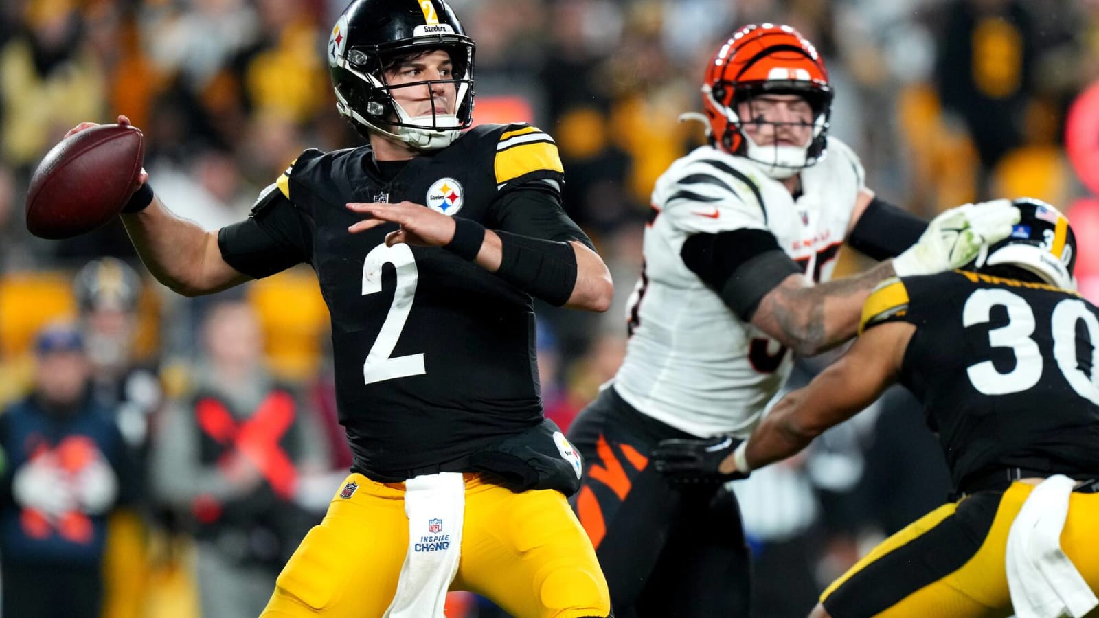 Steelers&#39; Mason Rudolph Describes How He Likes To Bully Team MVP TJ Watt At The Team&#39;s Facility