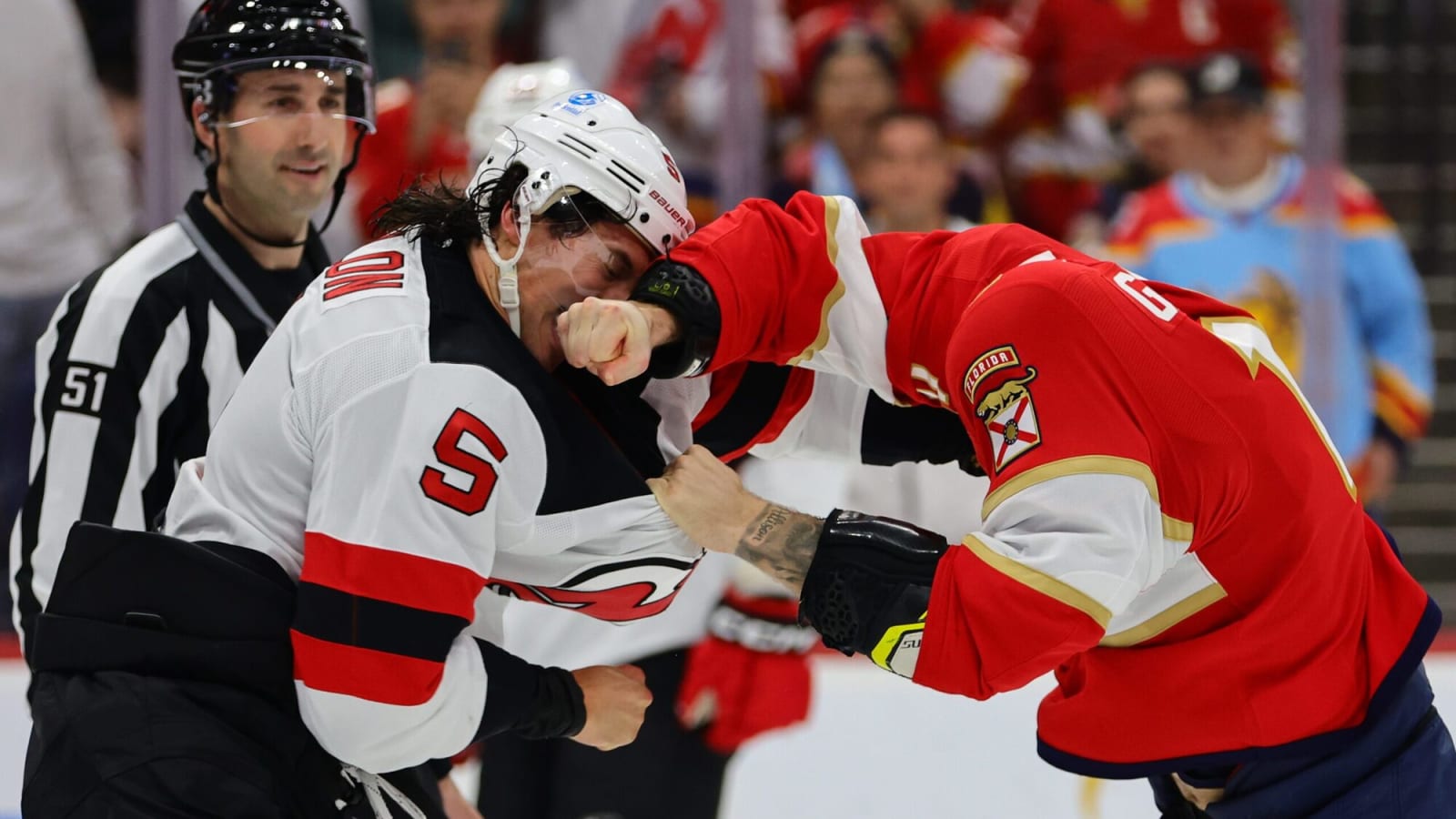 The Jonah Gadjovich, Brenden Dillon fight is as good as it gets