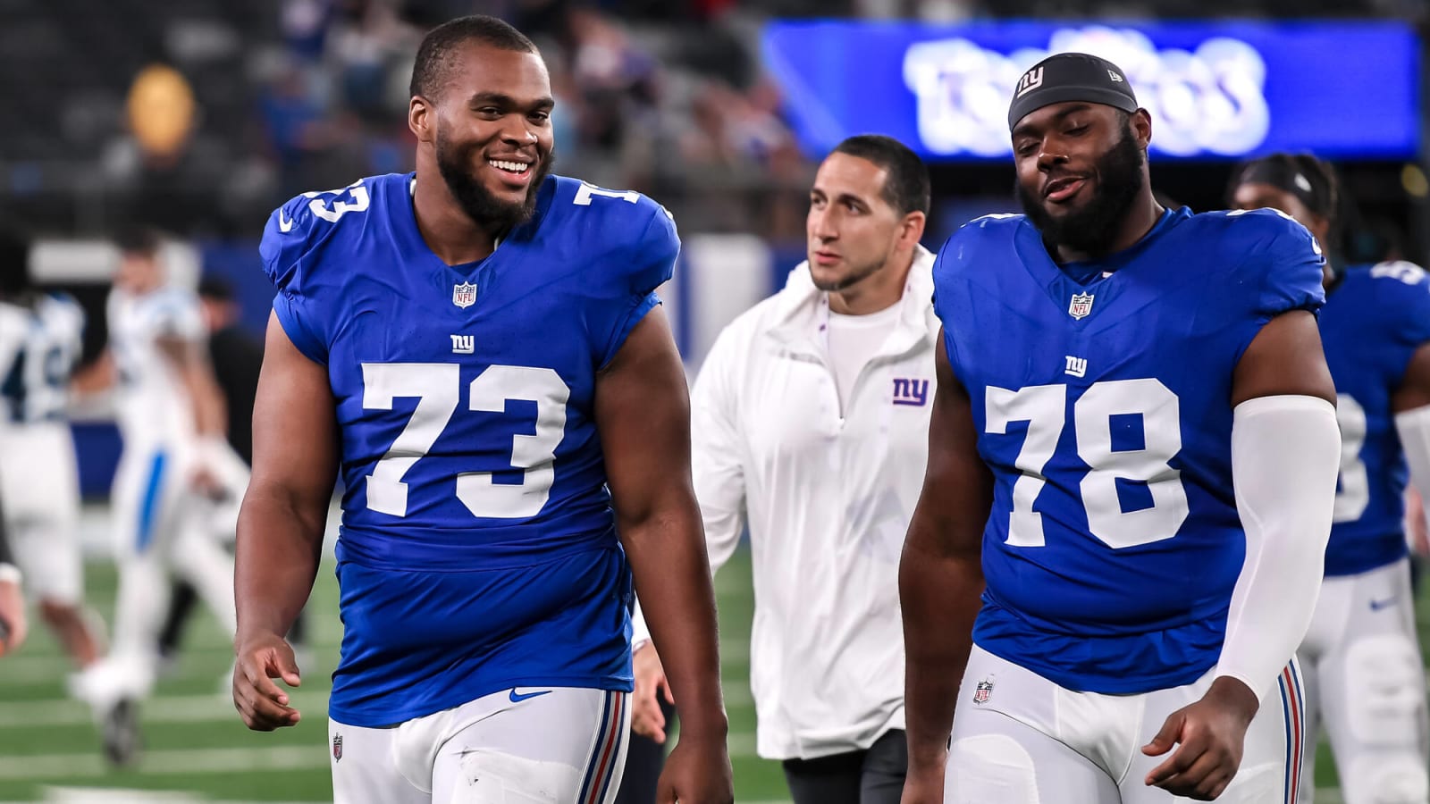 After stellar performance vs. Vikings, Giants' offensive line has