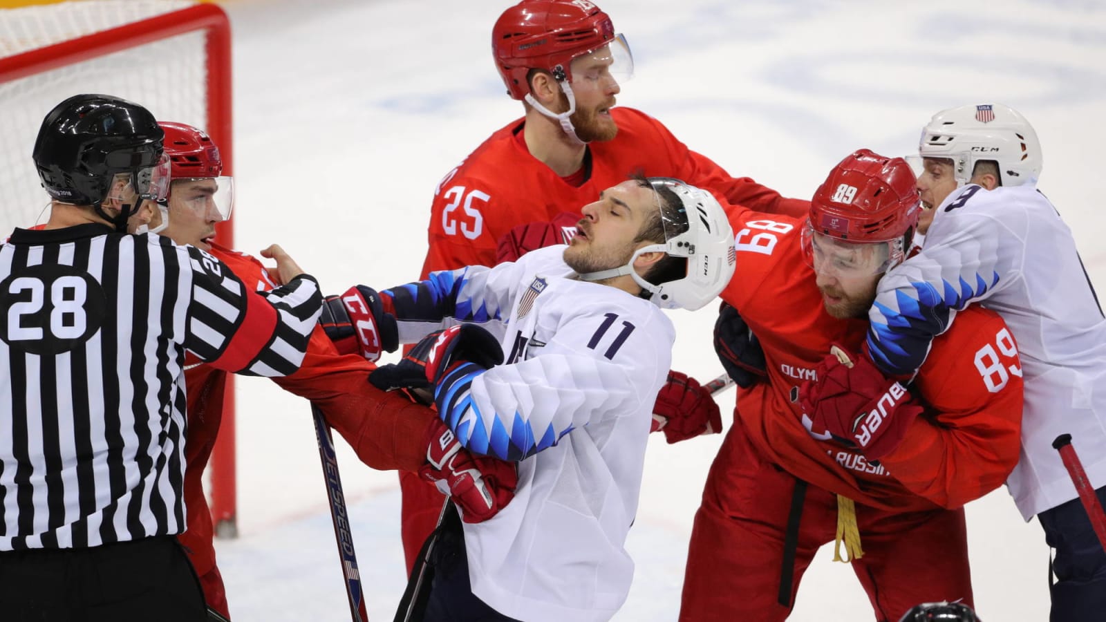 Team USA hockey accuses Russians of poor sportsmanship