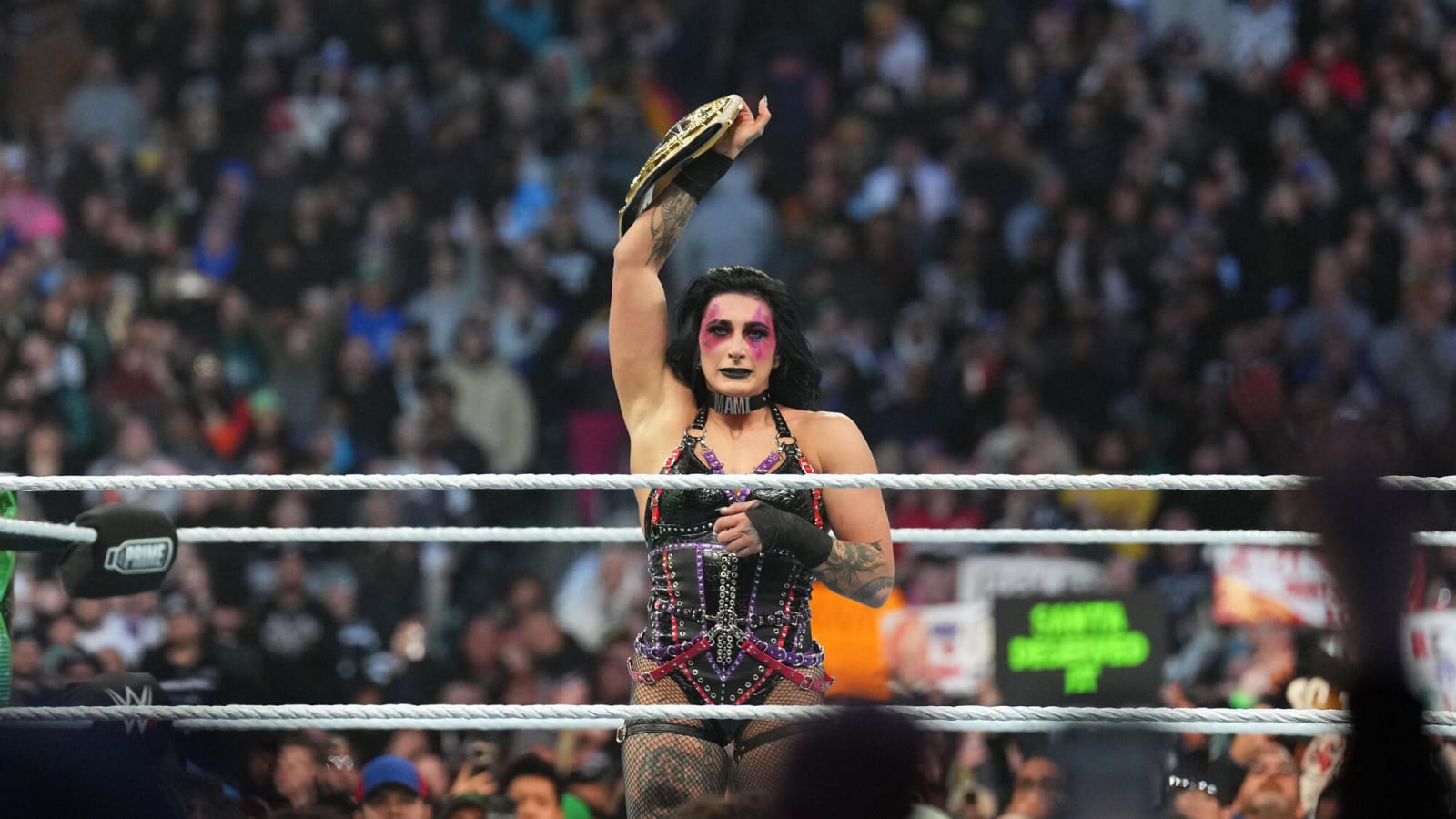 Watch: Unseen footage of what Rhea Ripley did with Jey Uso in the ring after Raw went off-air 