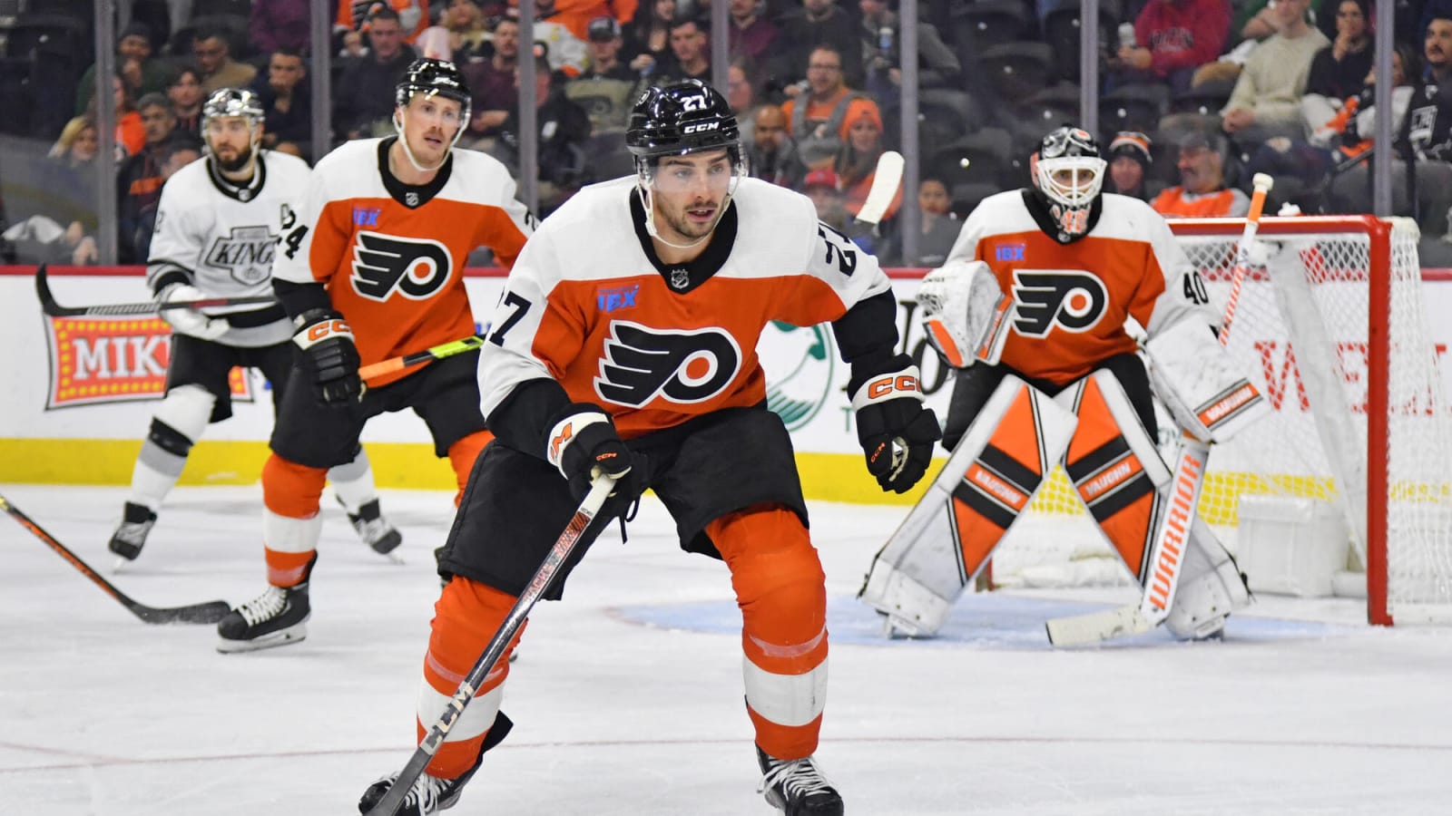 Flyers news: Forward Noah Cates resumes skating, joins team