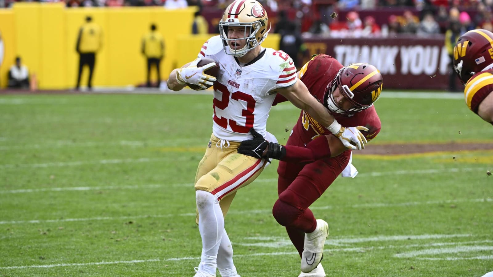 49ers receive good news on Christian McCaffrey&#39;s injury, Ambry Thomas to undergo surgery