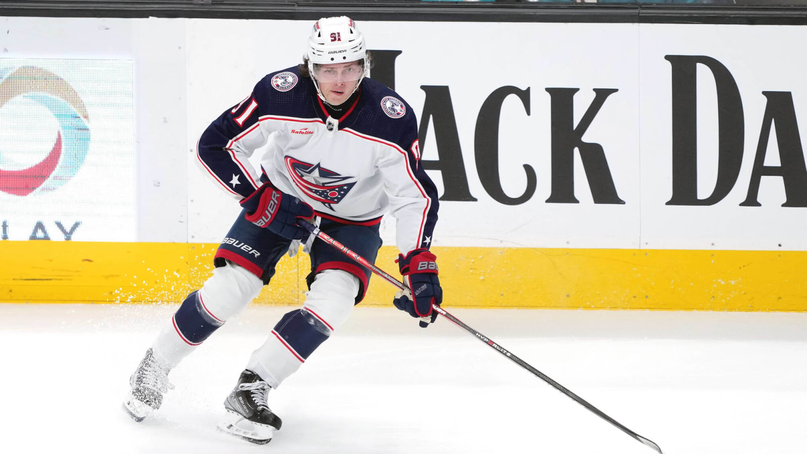 Inside The Rink on X: Columbus Blue Jacket's Kent Johnson Out With Injury  #NHL #CBJ  / X