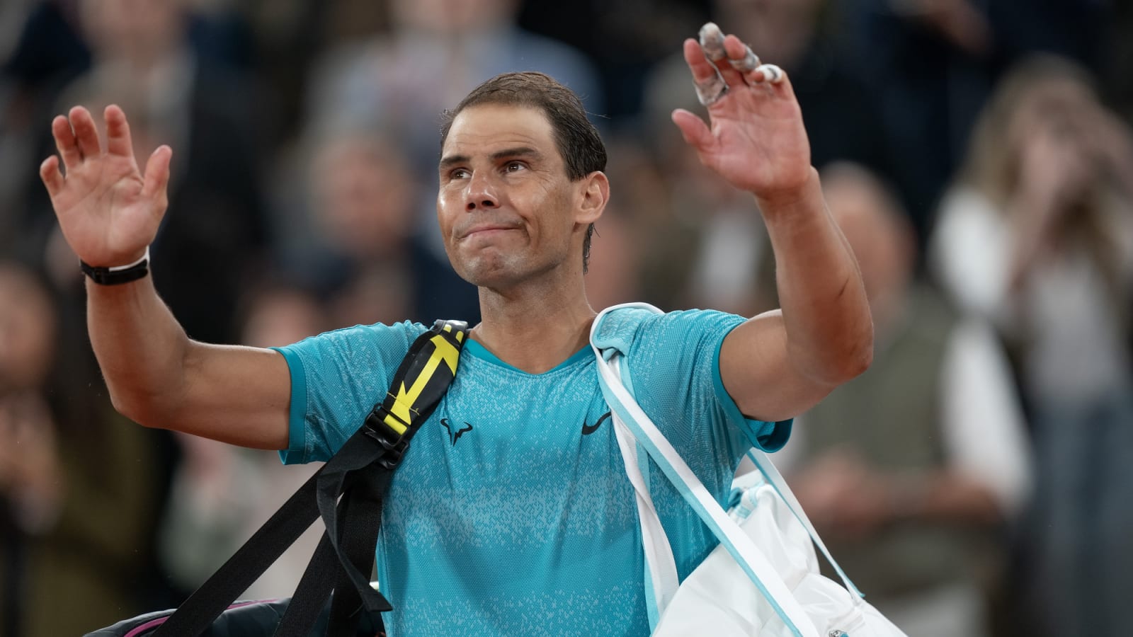 Watch: Hundreds of fans watch Rafael Nadal’s first training in Bastad ahead of Nordea Open