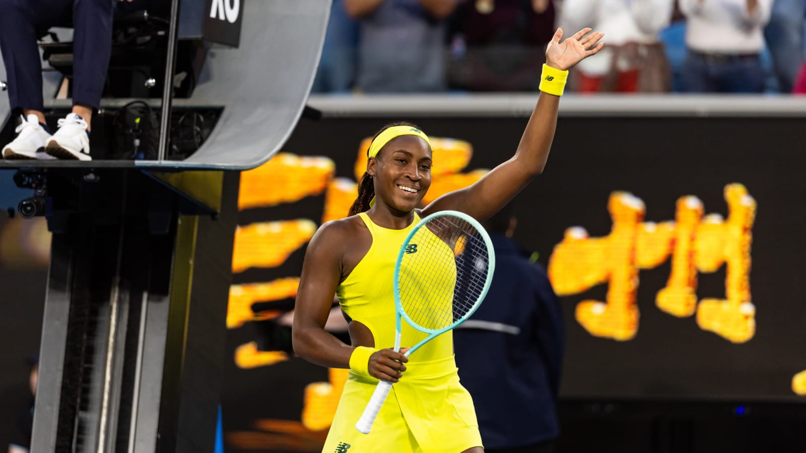 Coco Gauff revealed a little too much about her Australian Open outfit