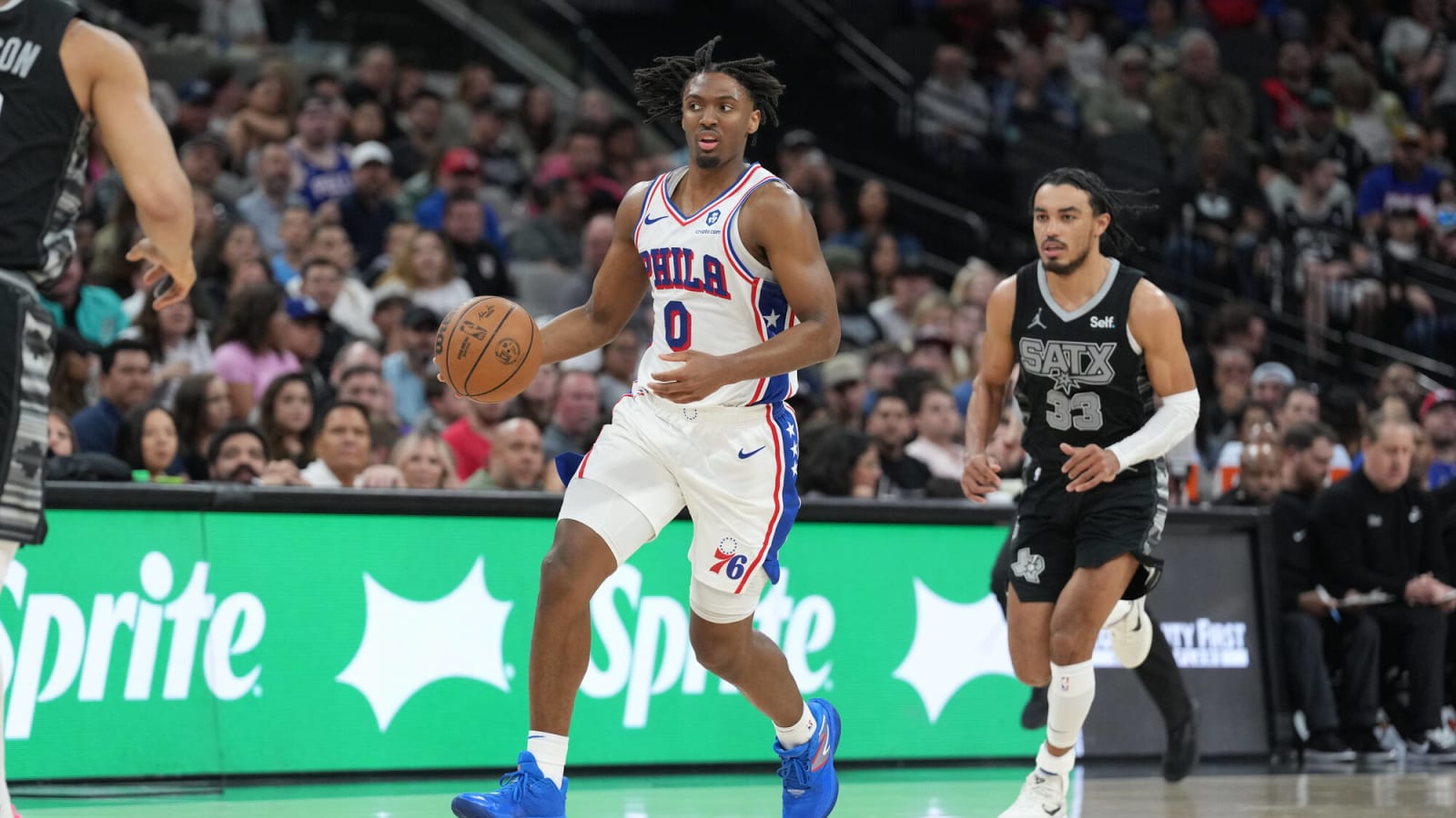 Tyrese Maxey Matches Allen Iverson Mark vs. Spurs