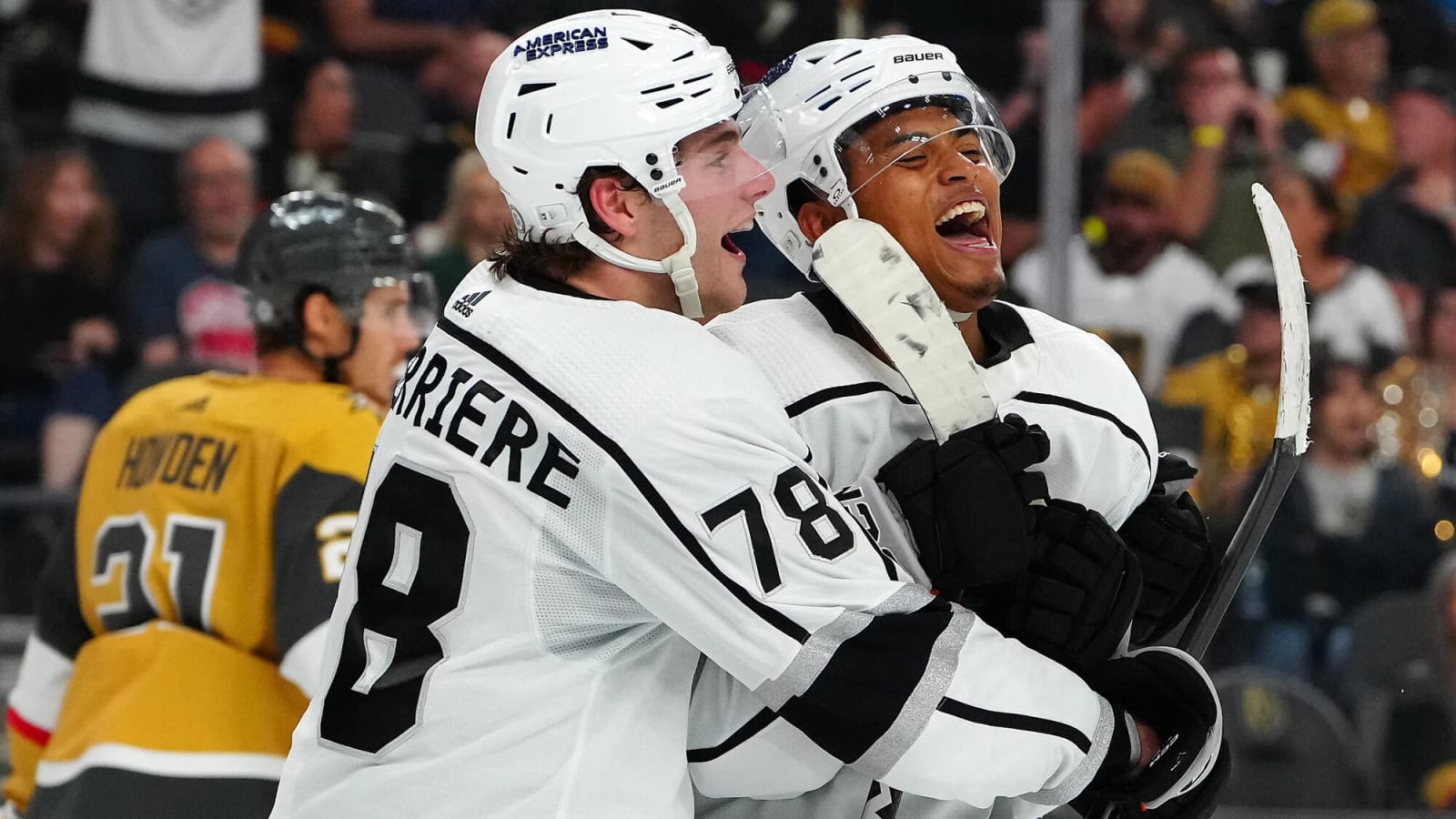 Kings’ Akil Thomas Makes NHL Debut