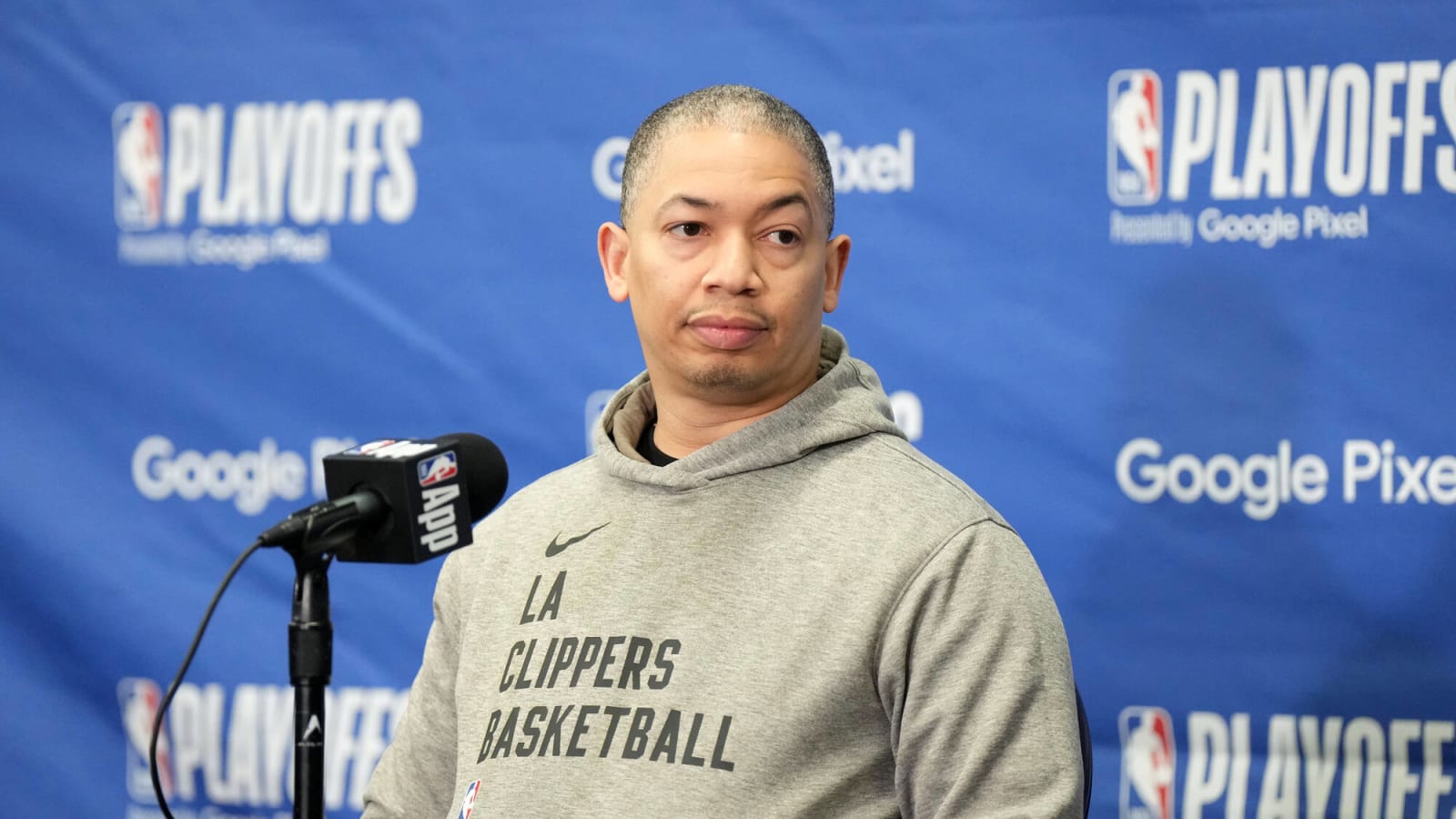 Los Angeles Clippers Coach Ty Lue Reacts to James Harden’s Stinker in Devastating Game 5 Loss Vs. Mavericks