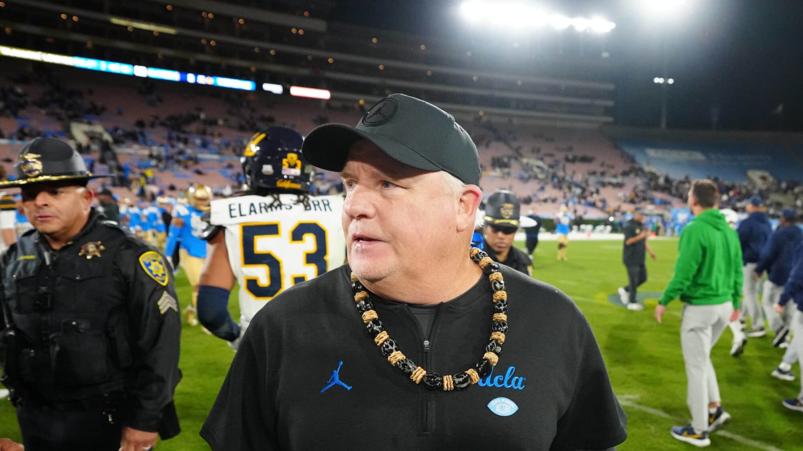 UCLA HC Chip Kelly Drawing NFL OC Interest