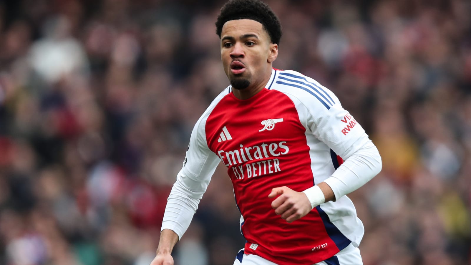 Mikel Arteta reacts to Nwaneri getting an England U21 call-up