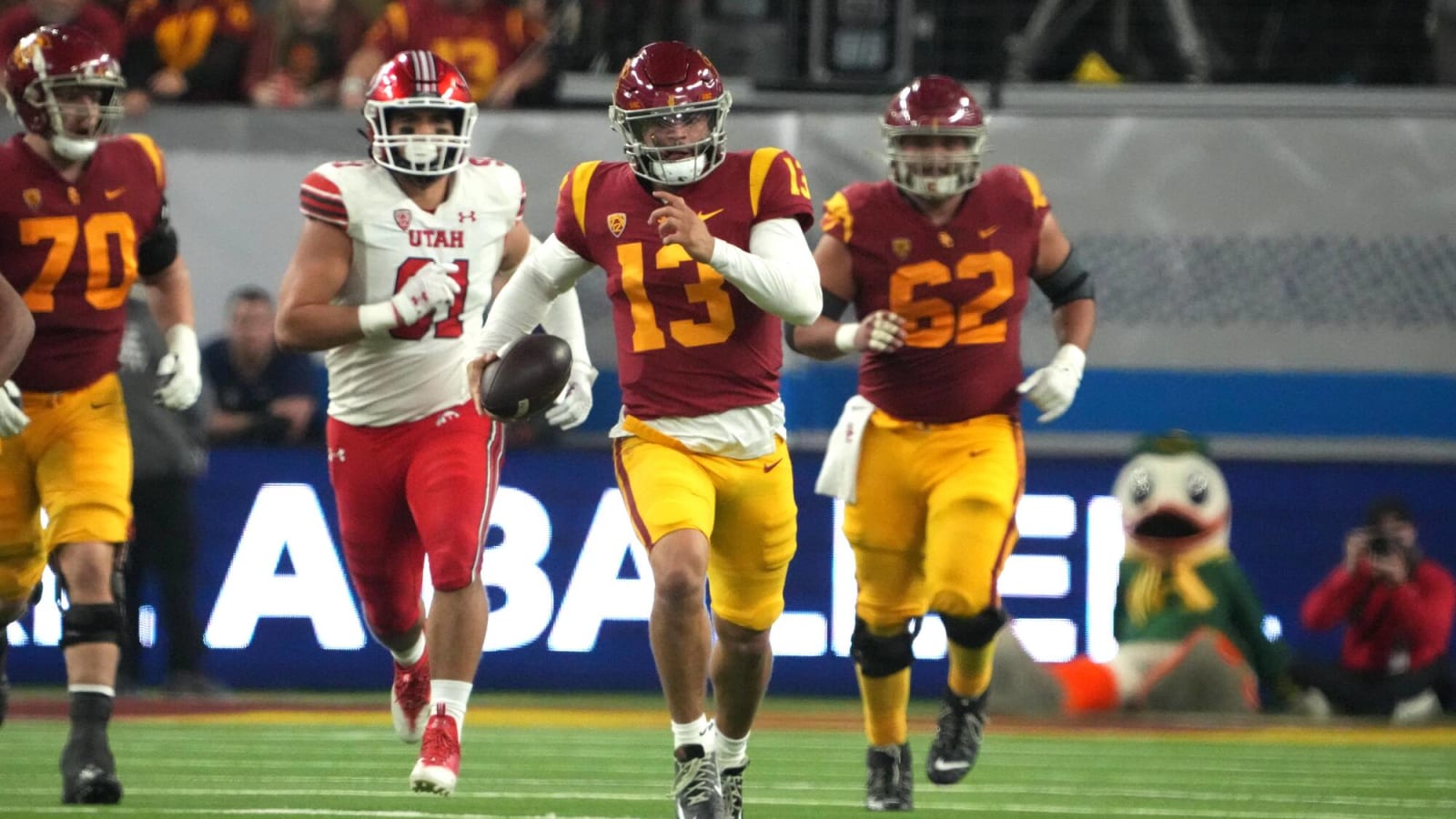 Lincoln Riley reveals extent of QB Caleb Williams’ Pac-12 title game injury