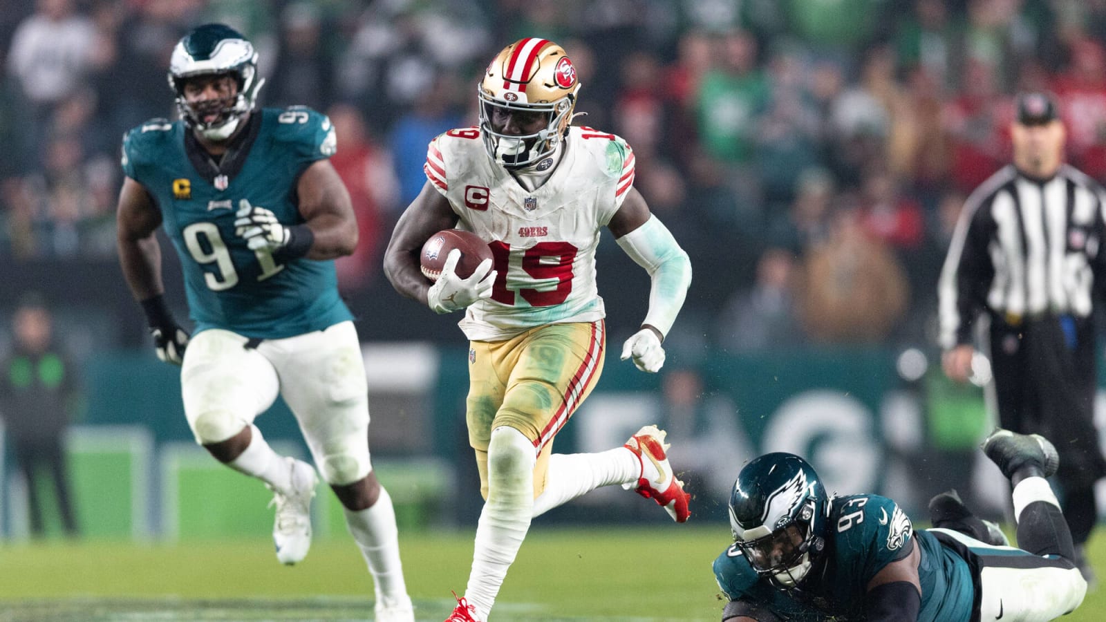 Recap: 49ers blast Eagles 42-19 in feisty NFC Championship rematch