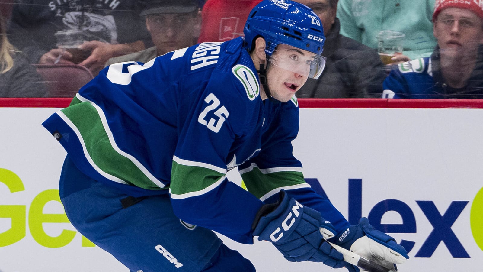 Aidan McDonough talks navigating the challenges of his first pro season with the Abbotsford Canucks