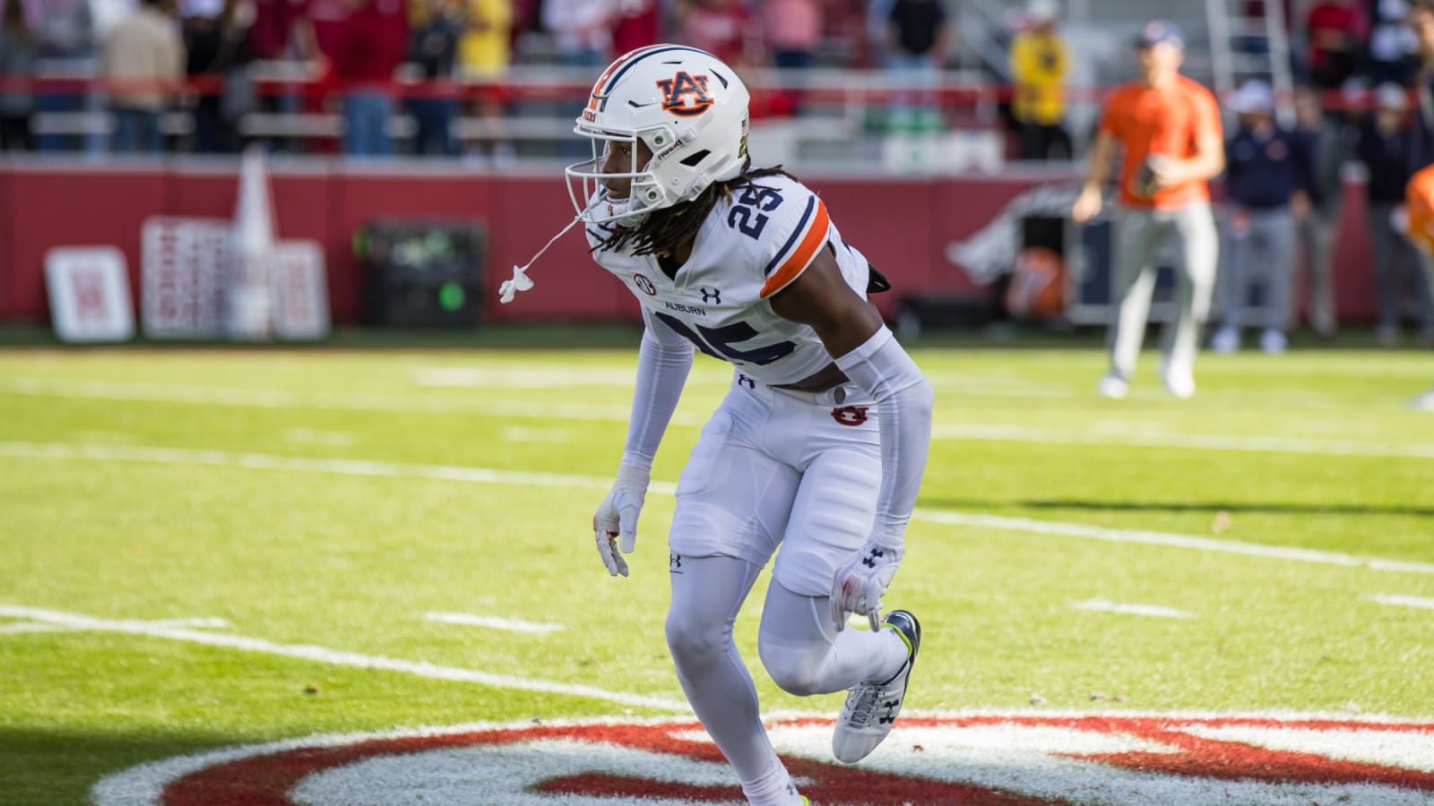 Auburn CB Champ Anthony delivers huge hit before injury exit