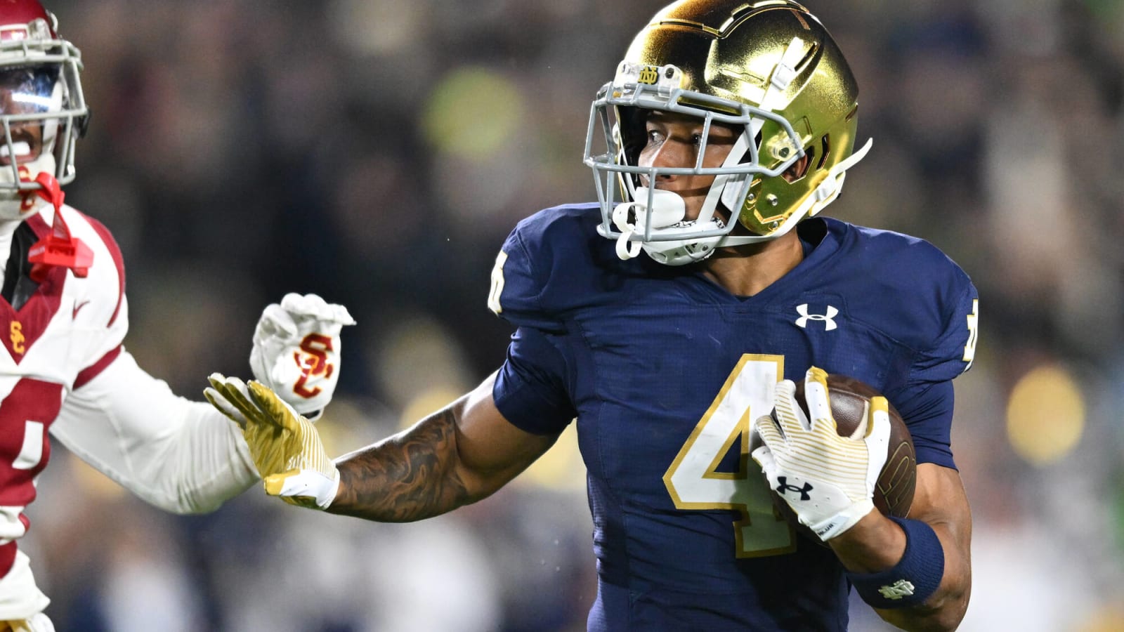 Former Notre Dame Wide Receiver Commits to the Virginia Cavaliers for the 2024 Season.