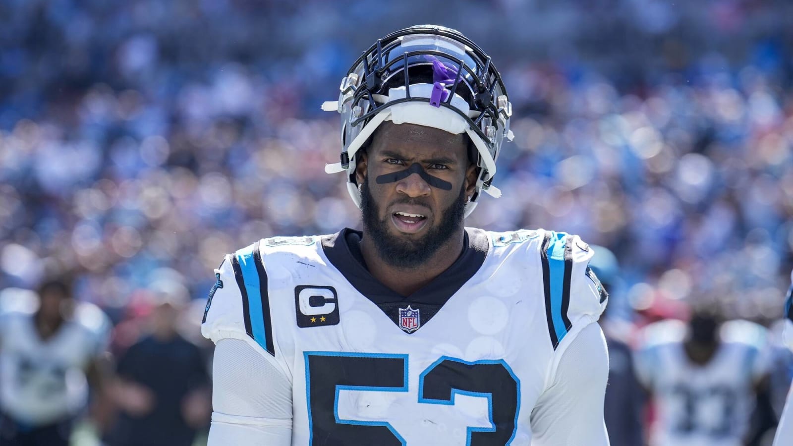 Panthers DE Brian Burns on sacking Tom Brady: ‘The G.O.A.T. got caught in the web’