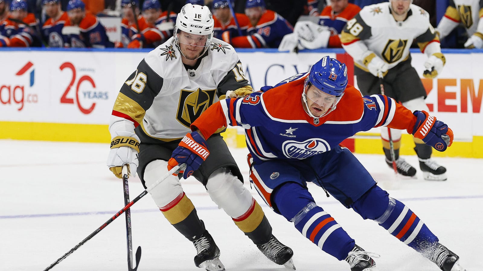 Oilers forward Mattias Janmark ‘day-to-day’ after crashing into boards