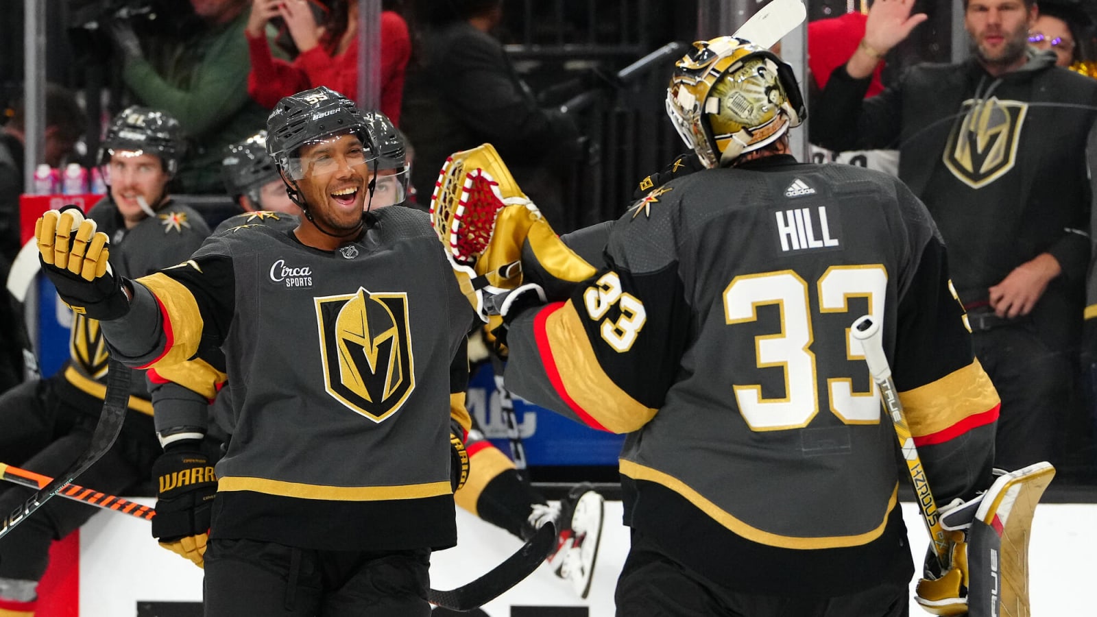 Road white uniforms suit Golden Knights just fine, Golden Knights