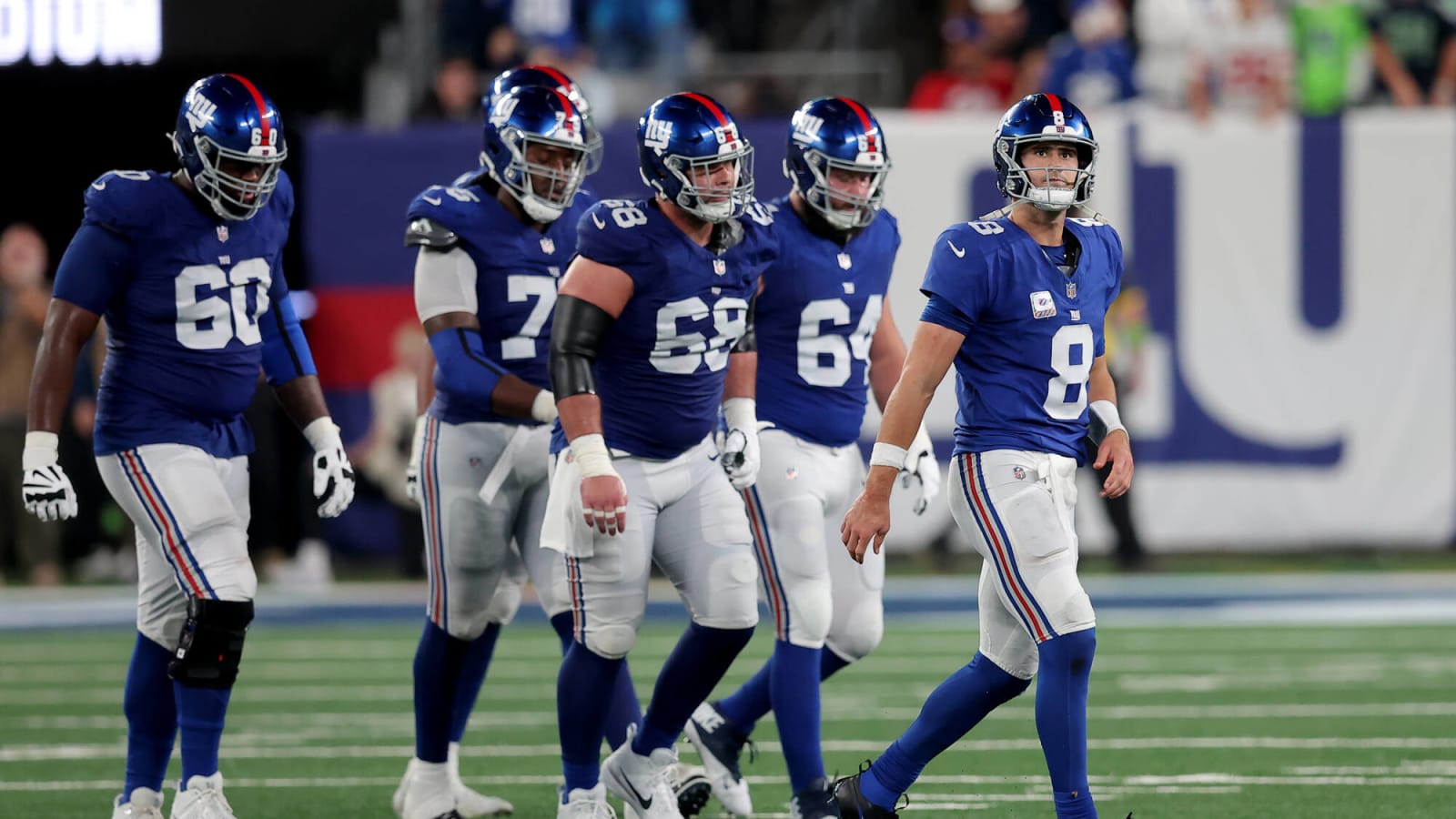 Giants young offensive lineman shouldering unnecessary blame for offense’s struggles this season