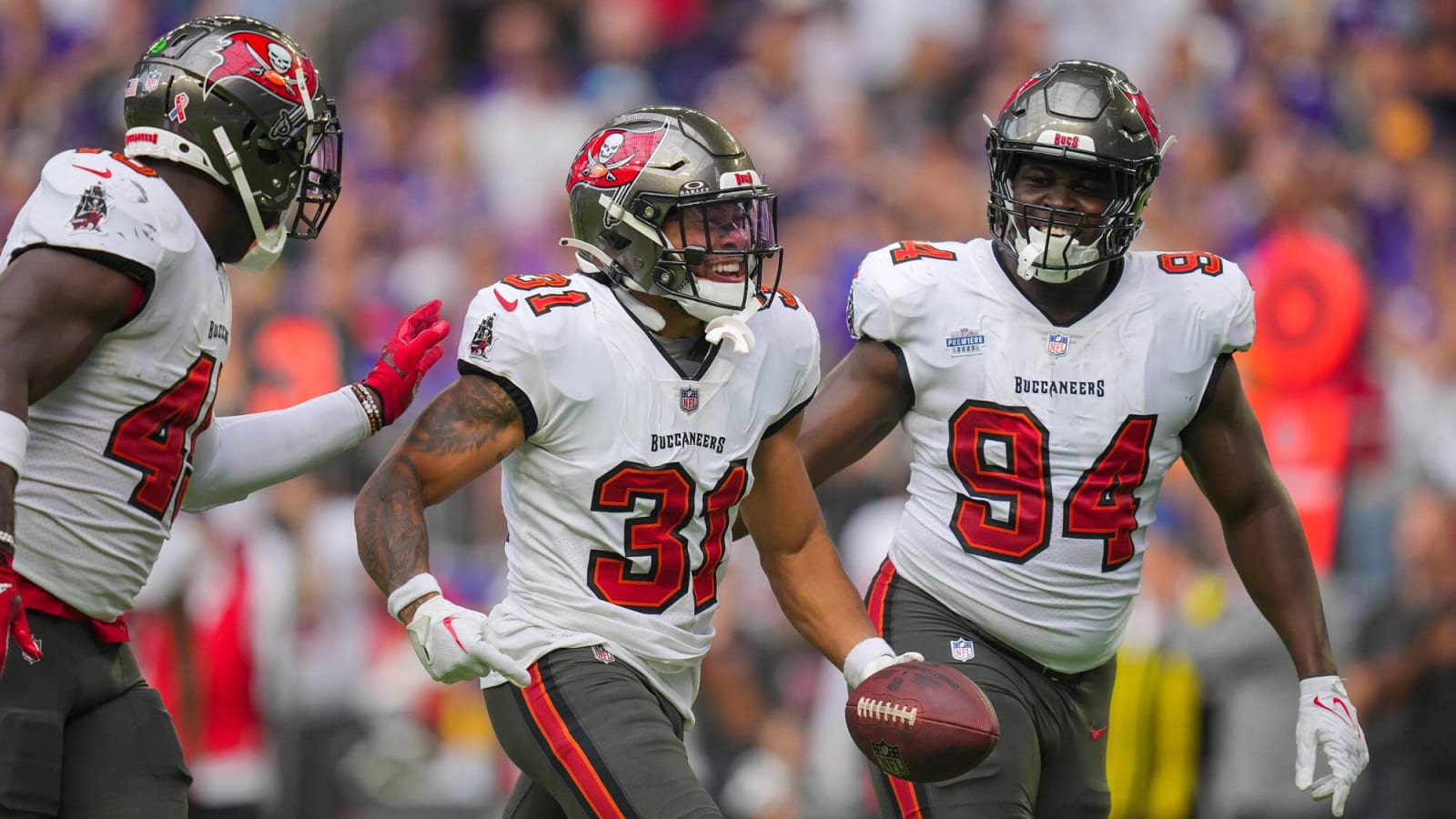 Bucs rule out three defensive players vs. Steelers