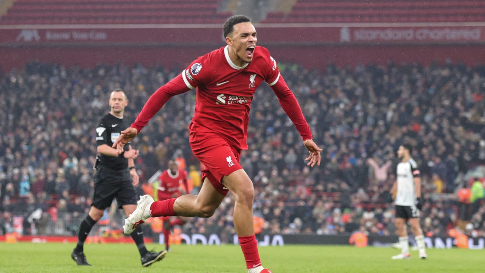 Trent Alexander-Arnold denied world-class goal by Fulham keeper Bernd Leno