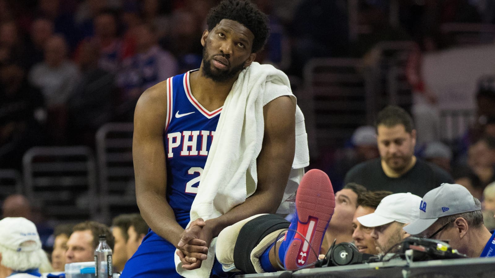 Watch: Joel Embiid gets technical foul for finger-point after dunk