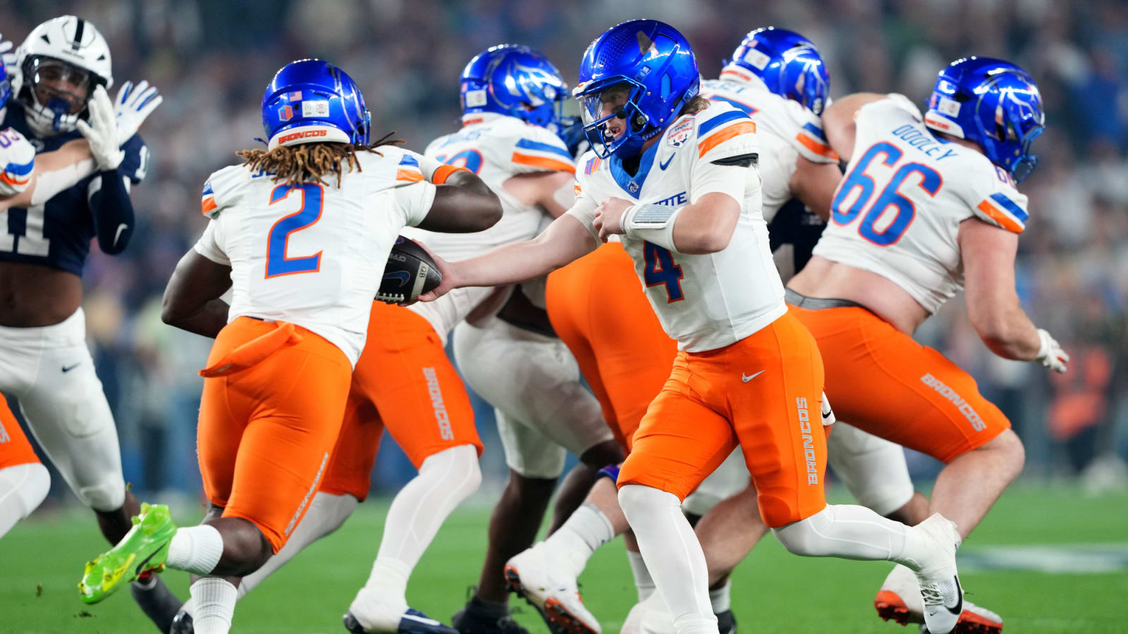 Watch: Boise State player has embarrassing mishap before game