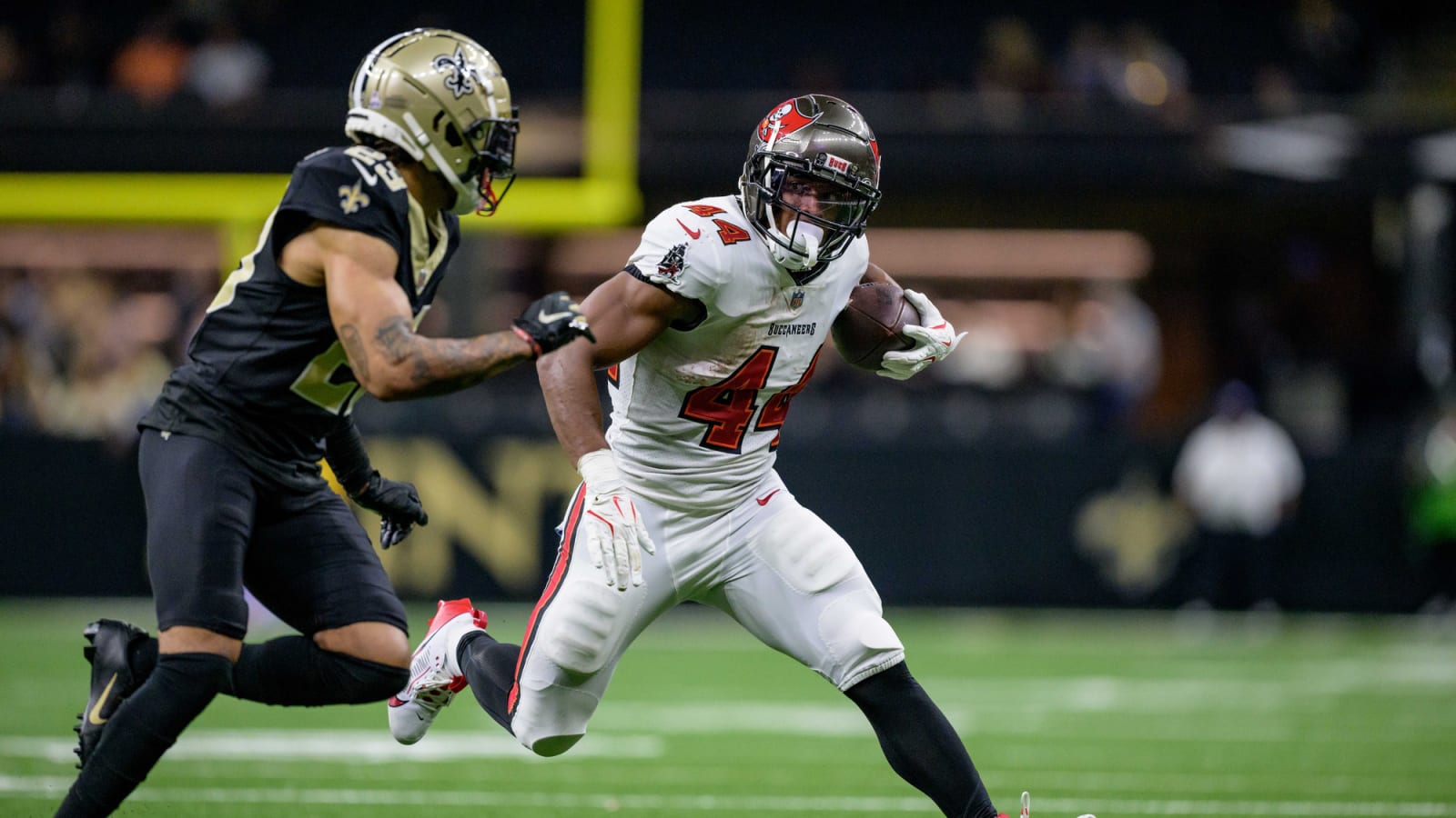 Sean Tucker Reacts To Dominant Buccaneers Win Over The Saints
